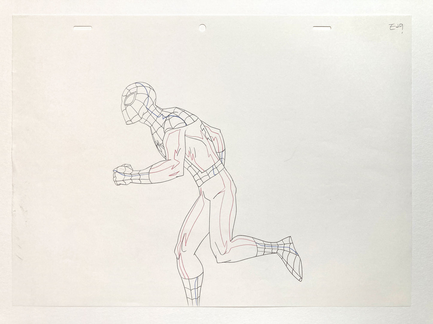 "Ultimate Spider-Man Animation Series" Original Production Used Drawing (2012-2017). For sale on FLIP Gallery