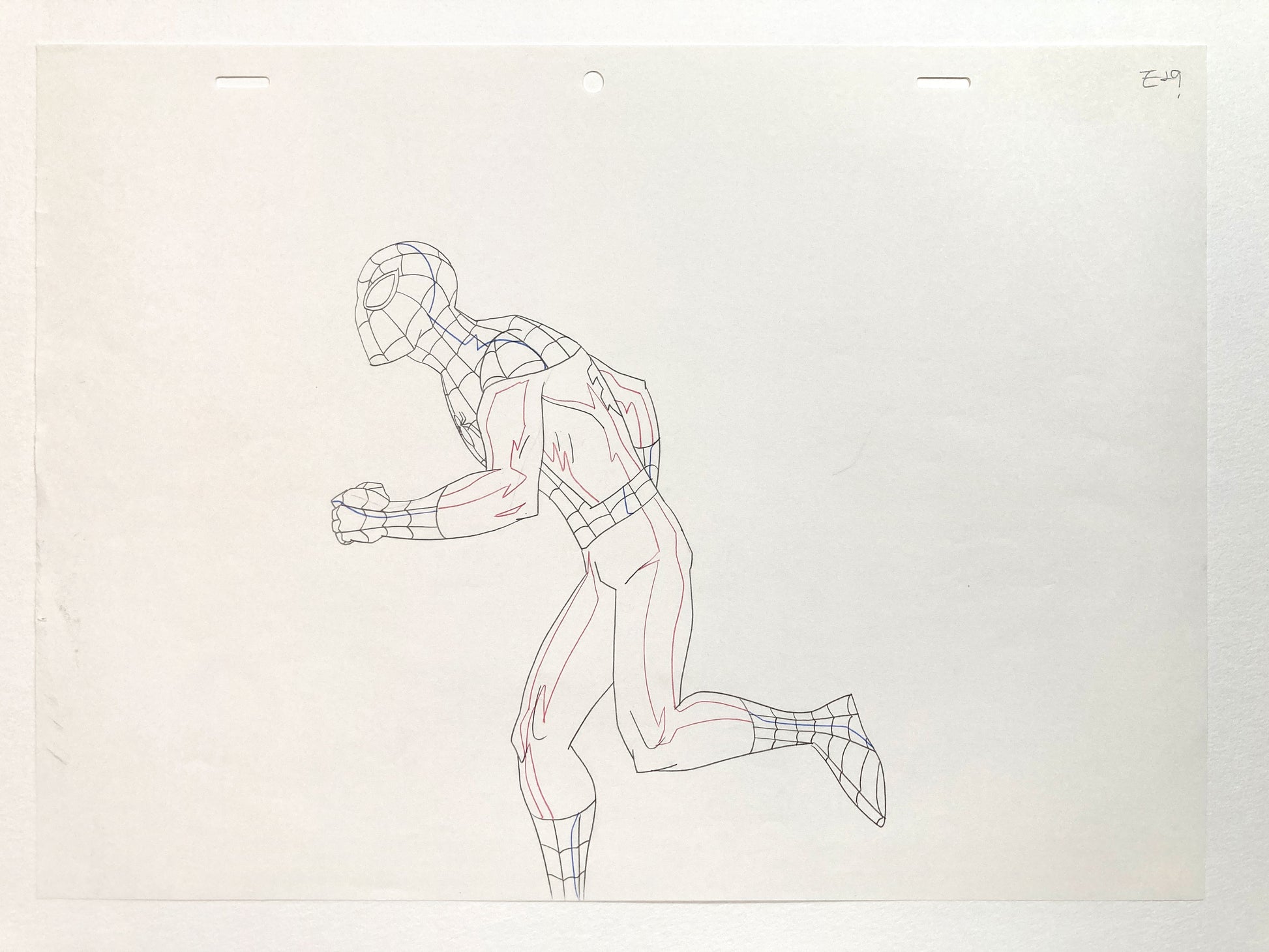 "Ultimate Spider-Man Animation Series" Original Production Used Drawing (2012-2017). For sale on FLIP Gallery