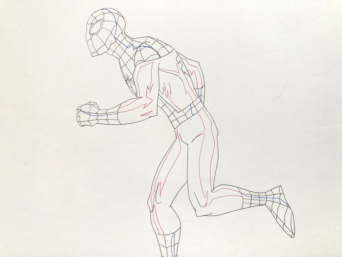 "Ultimate Spider-Man Animation Series" Original Production Used Drawing (2012-2017). For sale on FLIP Gallery