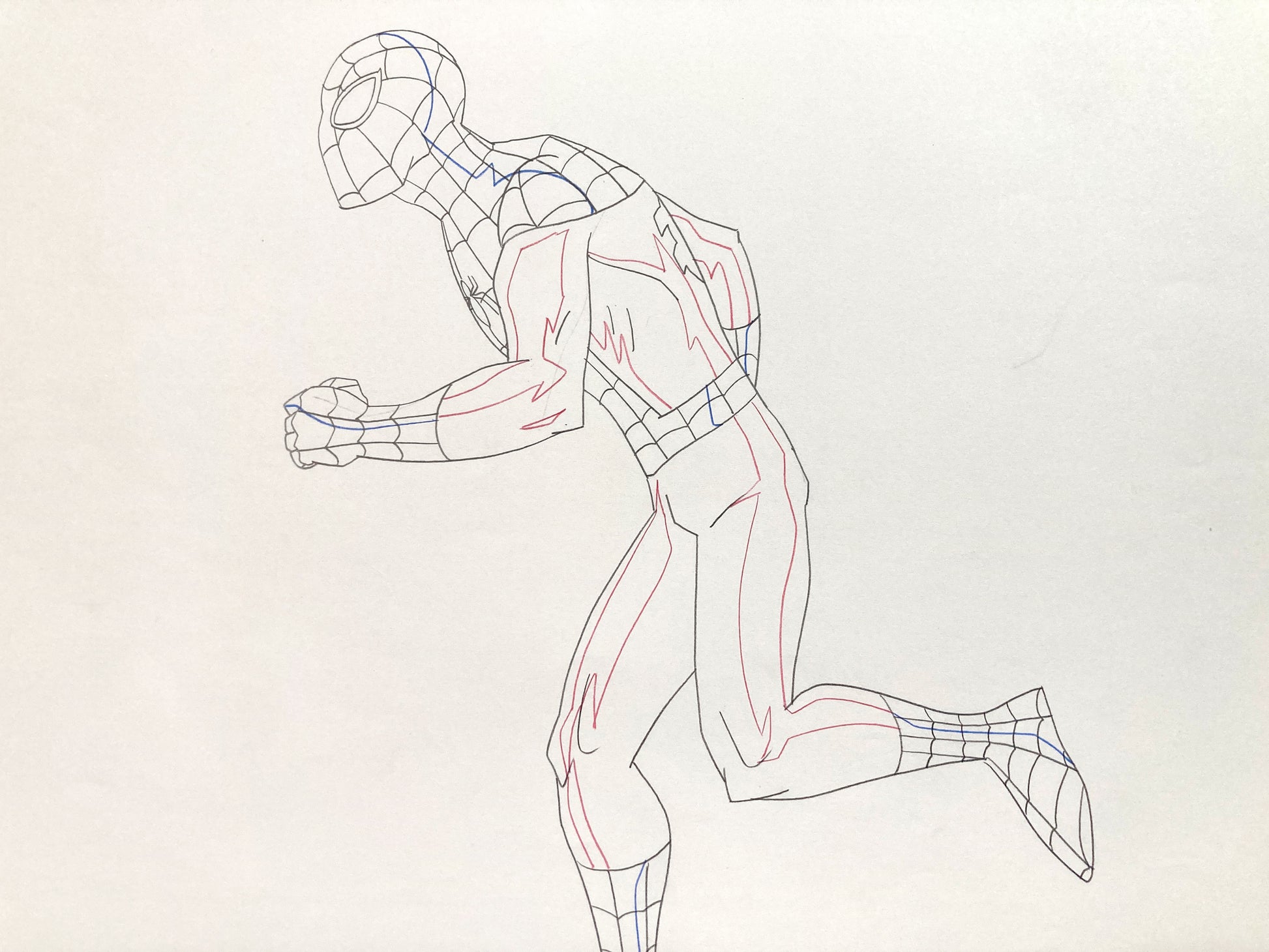 "Ultimate Spider-Man Animation Series" Original Production Used Drawing (2012-2017). For sale on FLIP Gallery