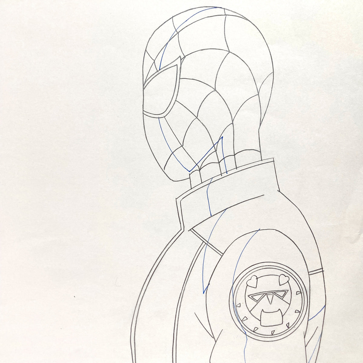 Original Production Art Drawing from Ultimate Spider-Man Animation Series (2012-2017). For sale on FLIP Gallery