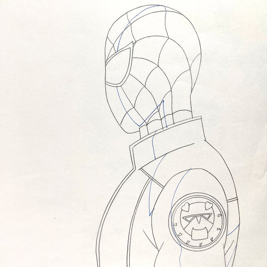 Original Production Art Drawing from Ultimate Spider-Man Animation Series (2012-2017). For sale on FLIP Gallery