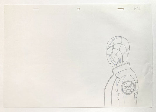 Original Production Art Drawing from Ultimate Spider-Man Animation Series (2012-2017). For sale on FLIP Gallery