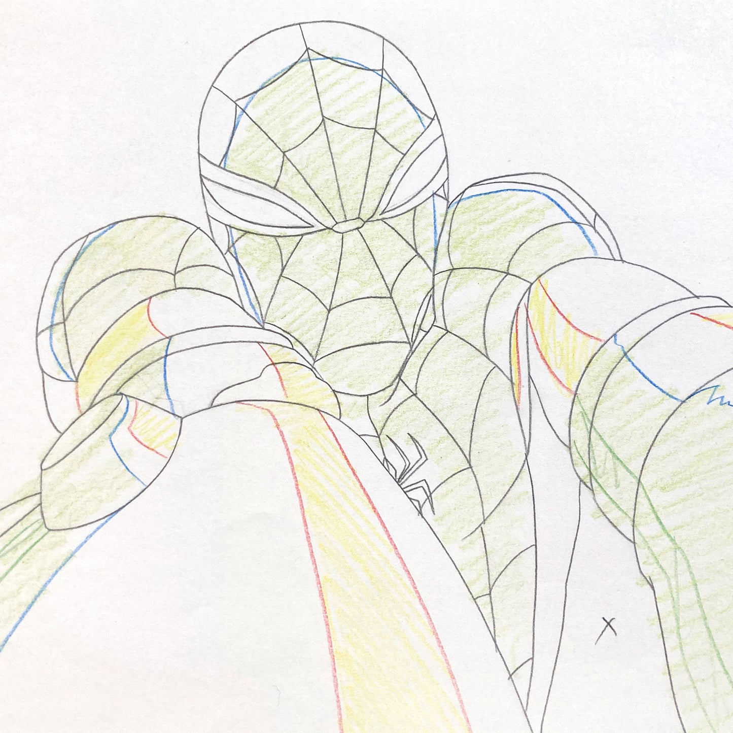 Original Production used Drawing from Ultimate Spider-Man Animation Series (2012-2017). For sale on FLIP Gallery