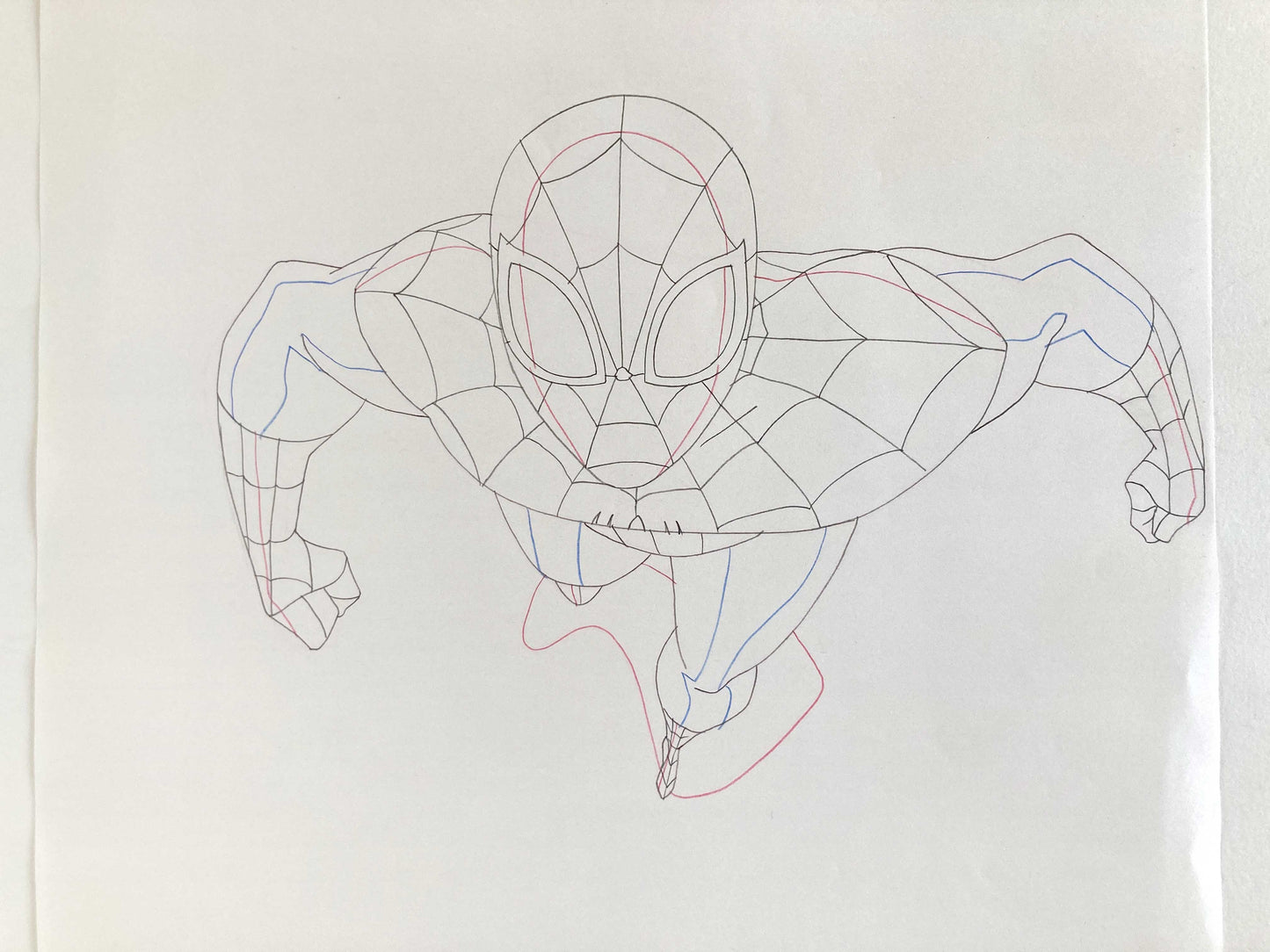 Original Production used Drawing from Ultimate Spider-Man Animation Series (2012-2017). For sale on FLIP Gallery