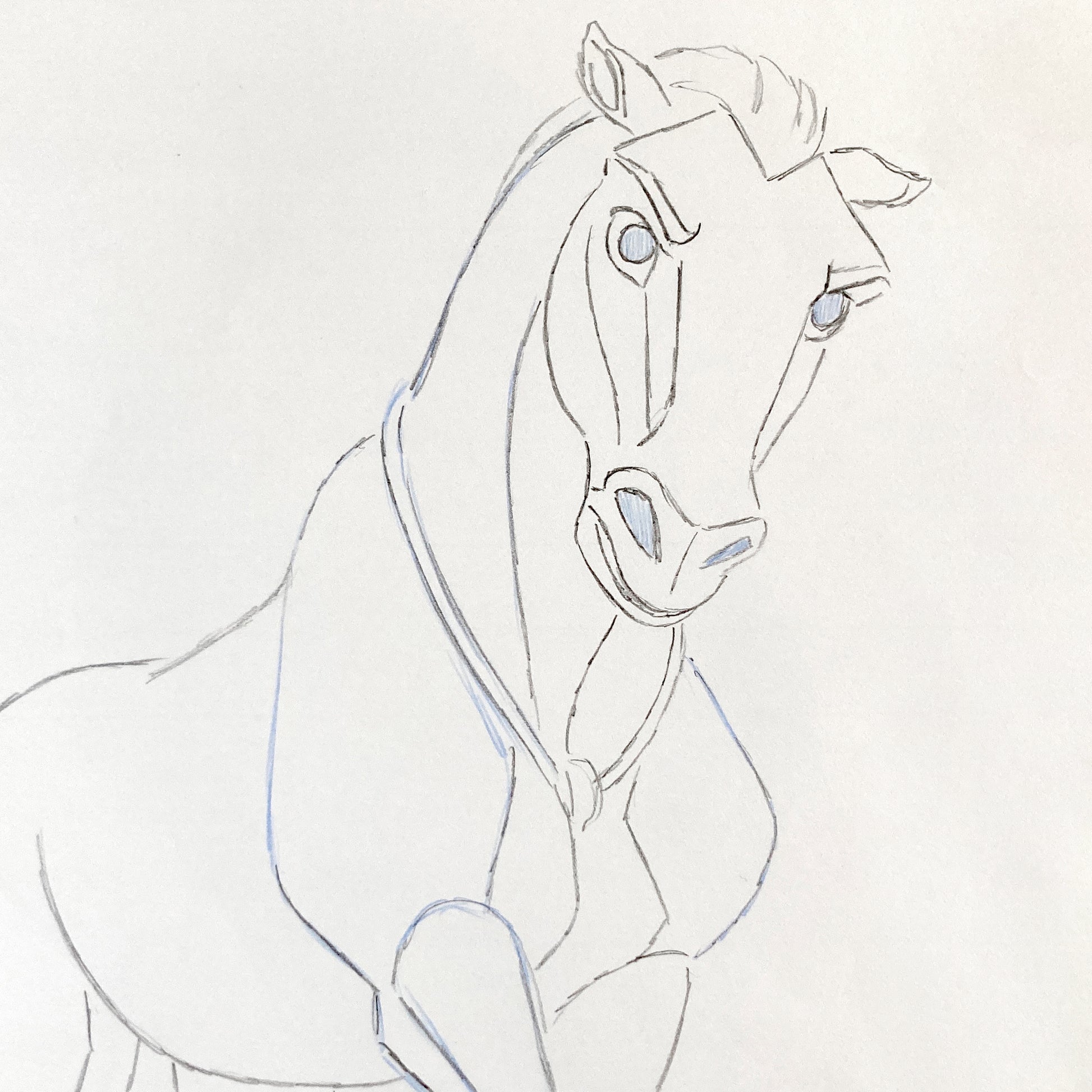 Spirit: Stallion of the Cimarron - Original Production Used Animation Drawing (DreamWorks, 2002). For sale on FLIP Gallery