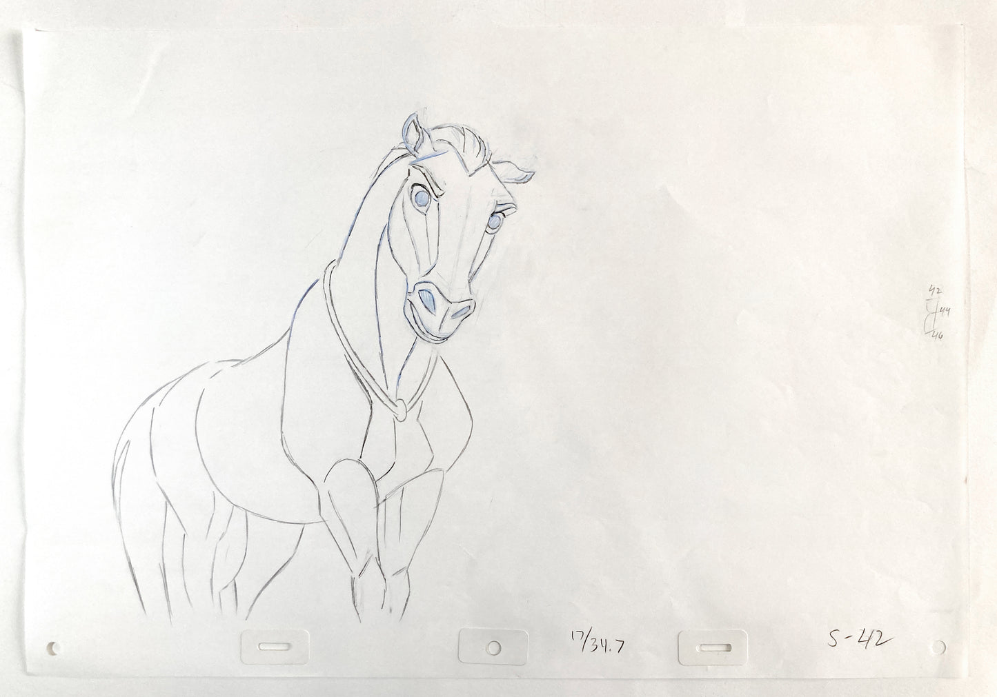 Spirit: Stallion of the Cimarron - Original Production Used Animation Drawing (DreamWorks, 2002). For sale on FLIP Gallery
