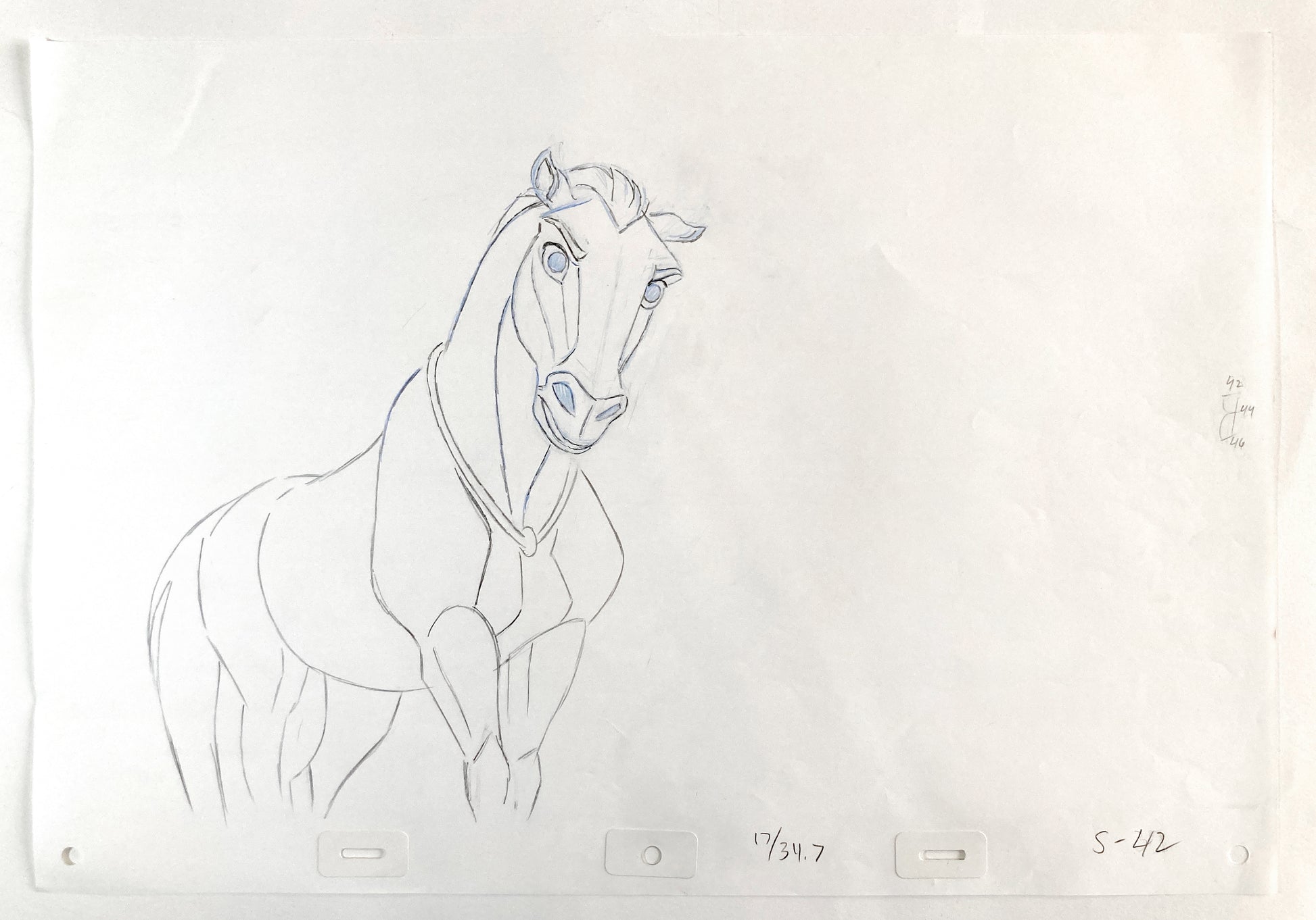 Spirit: Stallion of the Cimarron - Original Production Used Animation Drawing (DreamWorks, 2002). For sale on FLIP Gallery