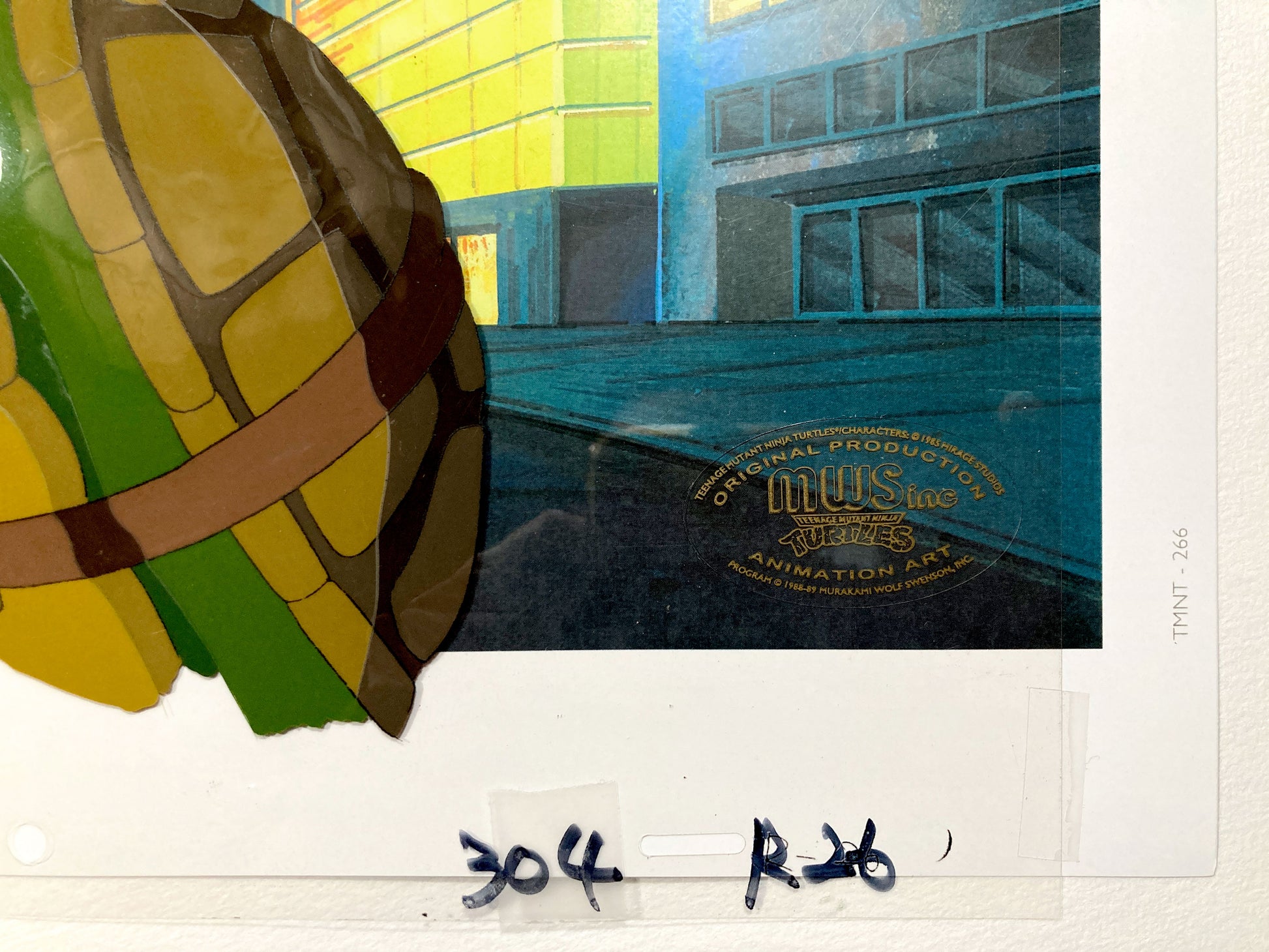 Teenage Mutant Ninja Turtles : Raphael Original Production Cel – Murakami-Wolf-Swenson (1987–1989). For sale on FLIP Gallery
