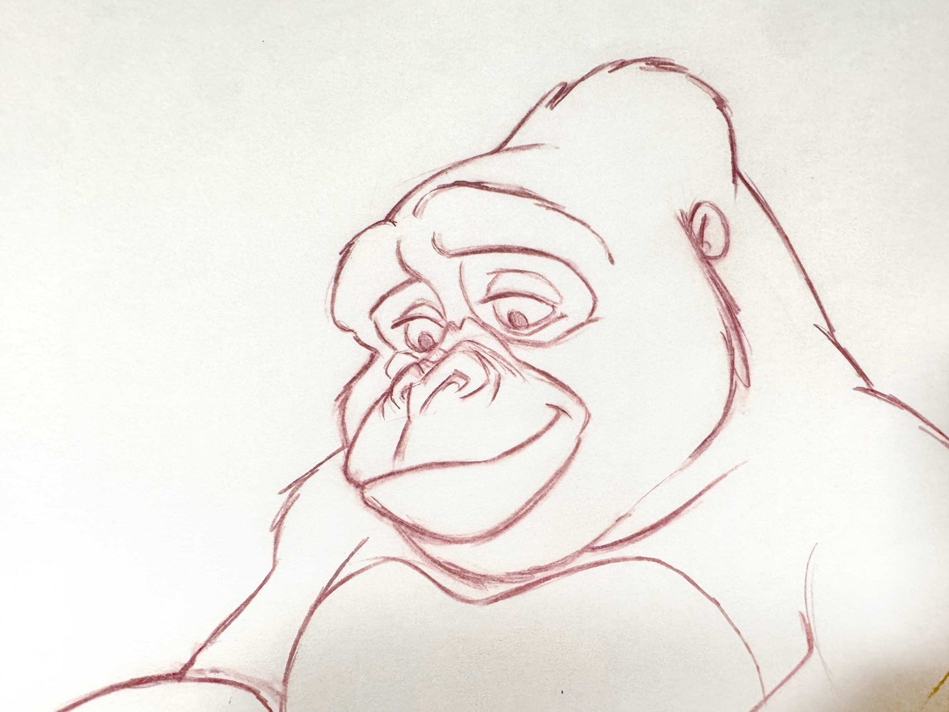 Tarzan - Kala Original Animation Production Art Drawing (Walt Disney, 1999). For sale on FLIP Gallery