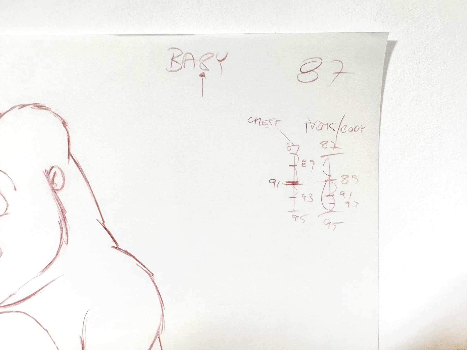 Tarzan - Kala Original Animation Production Art Drawing (Walt Disney, 1999). For sale on FLIP Gallery