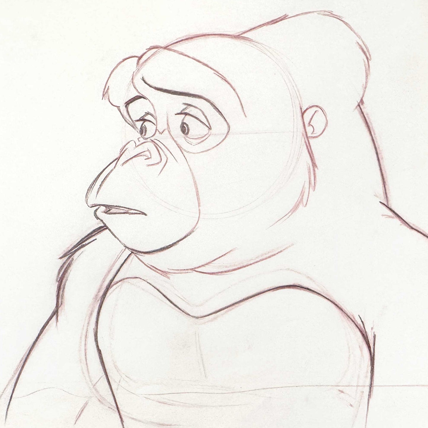 Tarzan - Kala Original Animation Production Drawing (Walt Disney, 1999). For sale on FLIP Gallery