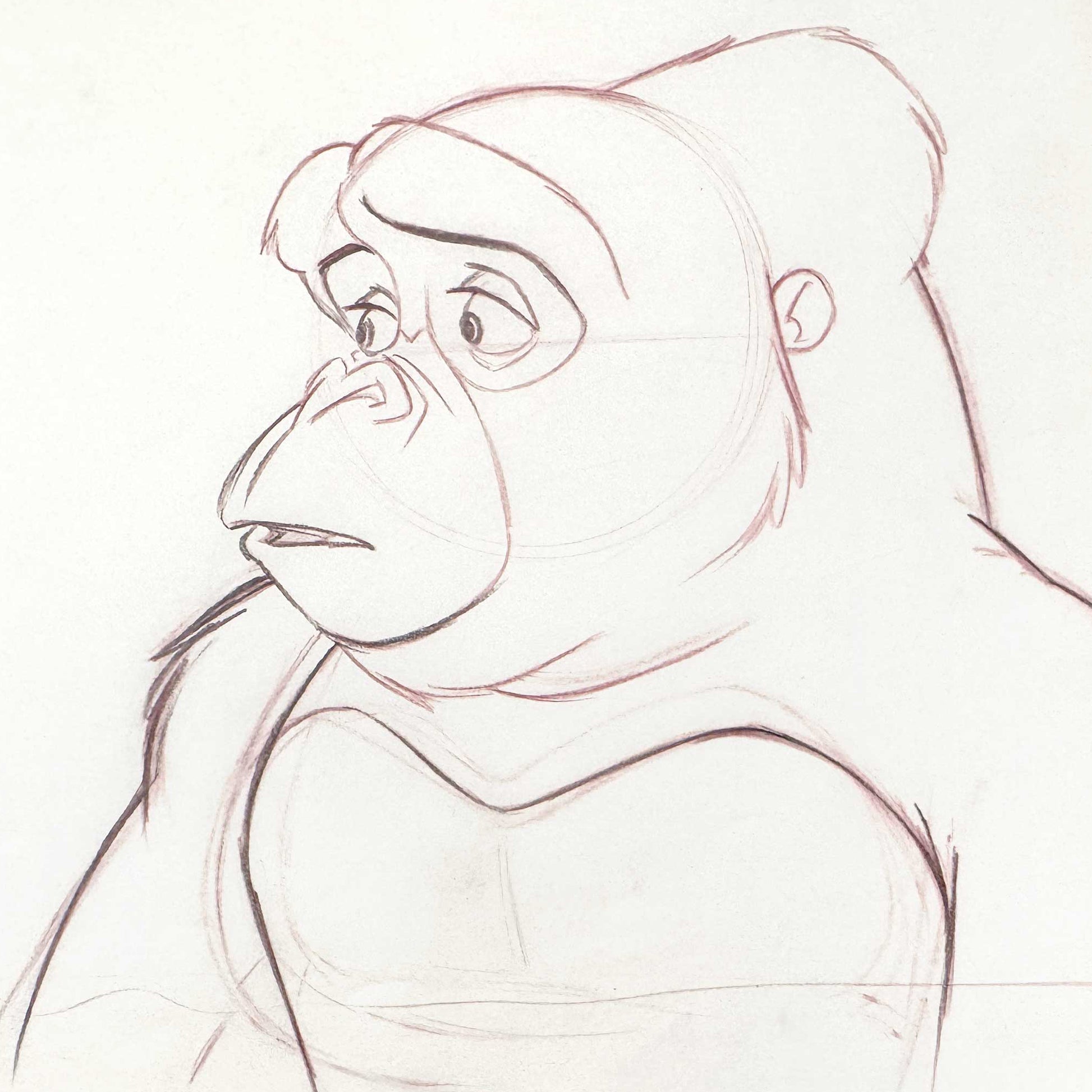 Tarzan - Kala Original Animation Production Drawing (Walt Disney, 1999). For sale on FLIP Gallery