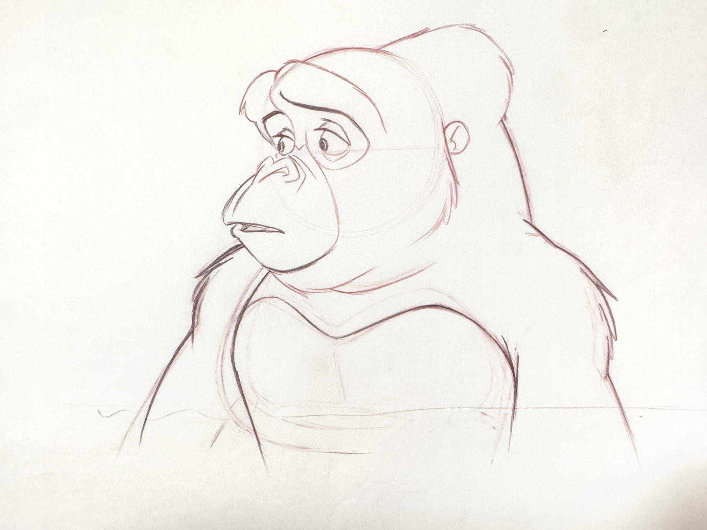 Tarzan - Kala Original Animation Production Drawing (Walt Disney, 1999). For sale on FLIP Gallery