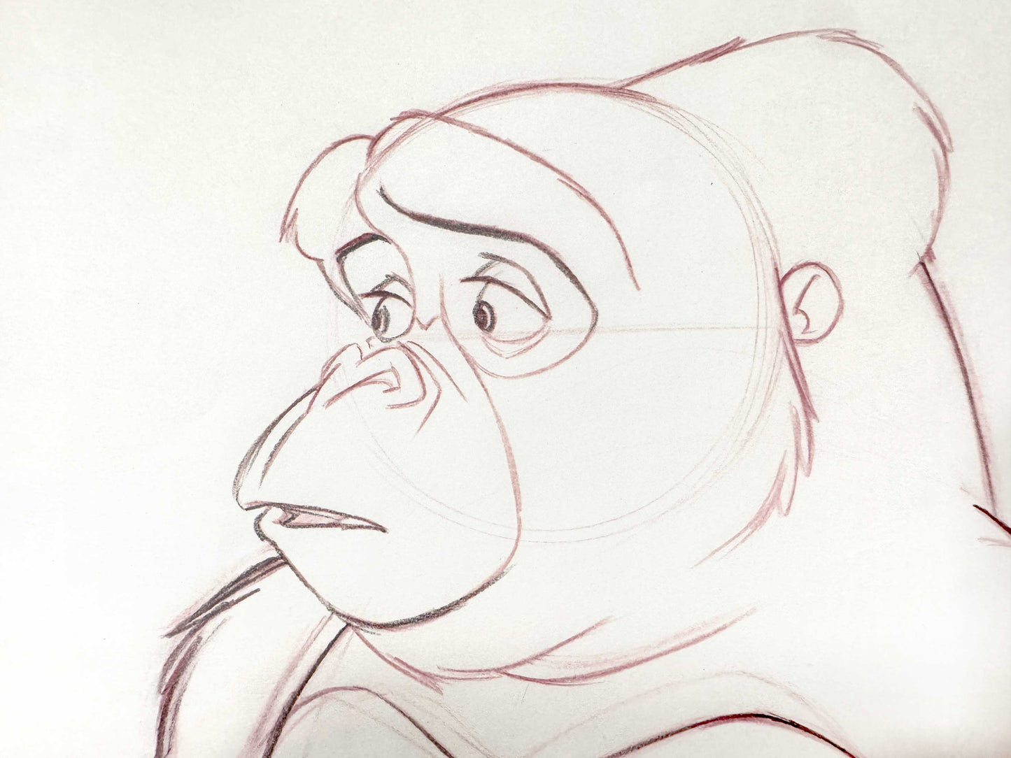 Tarzan - Kala Original Animation Production Drawing (Walt Disney, 1999). For sale on FLIP Gallery