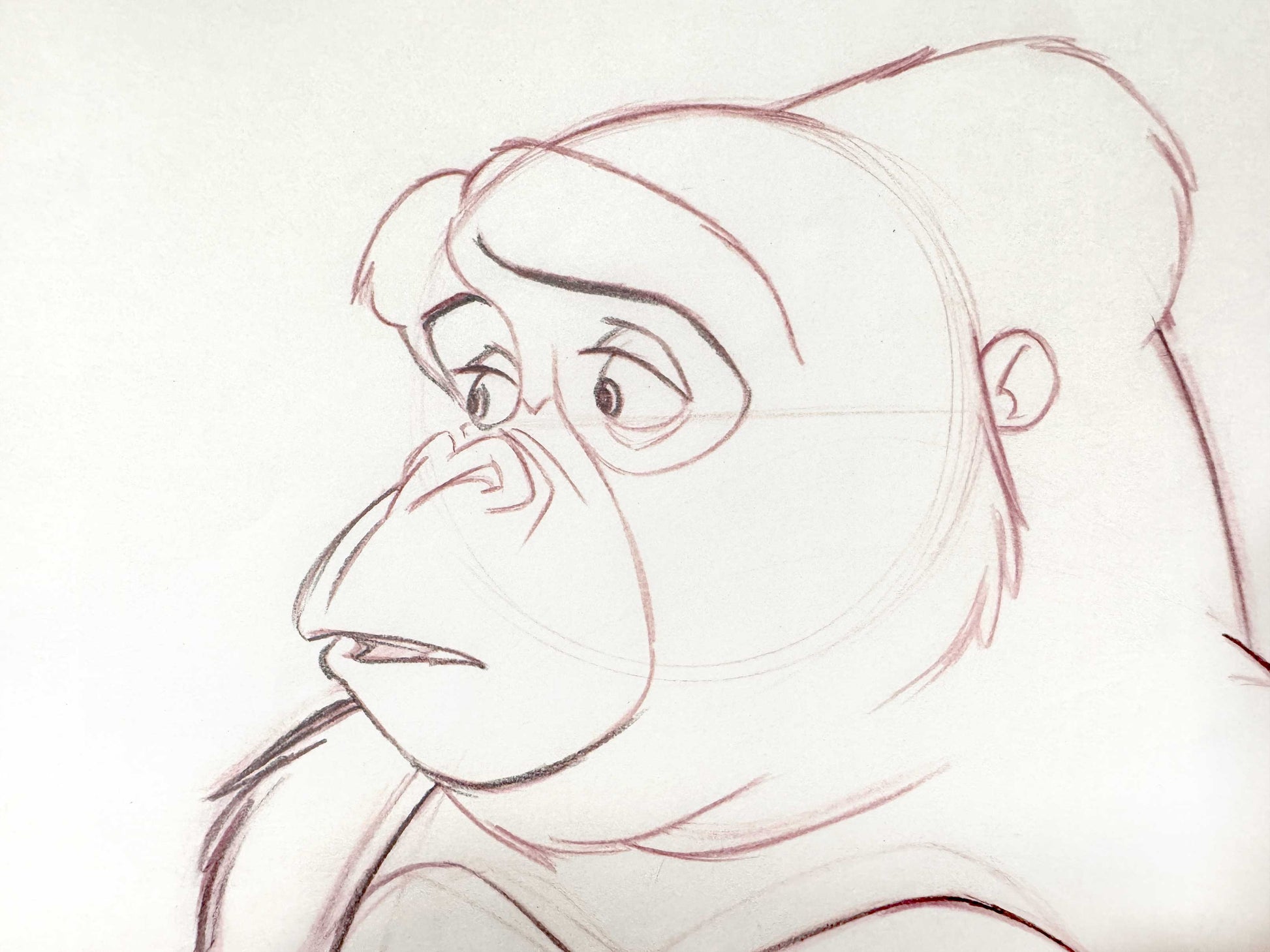 Tarzan - Kala Original Animation Production Drawing (Walt Disney, 1999). For sale on FLIP Gallery