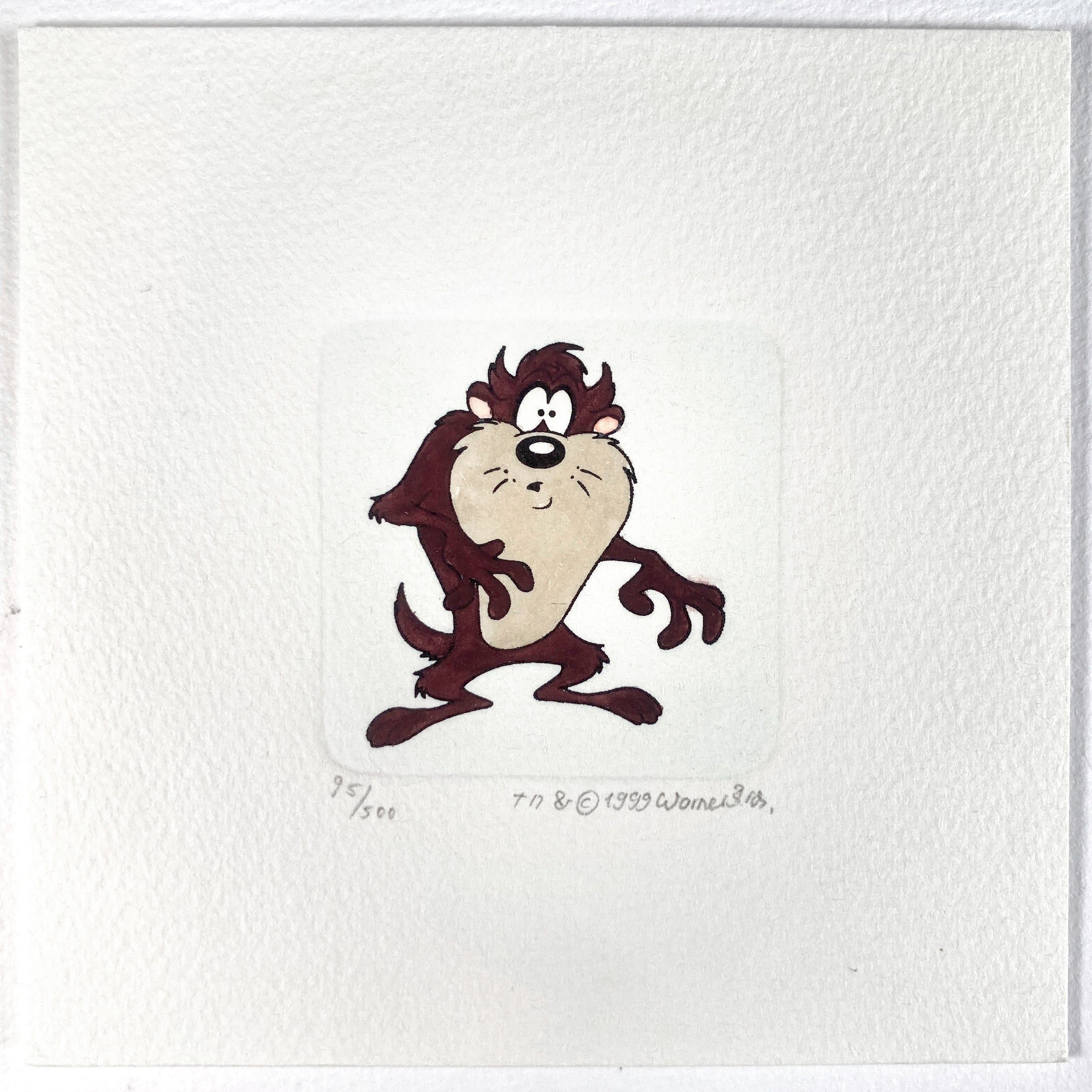 TASMANIAN DEVIL : Hand-Colored Etching by Sowa & Reiser - Sold-Out
