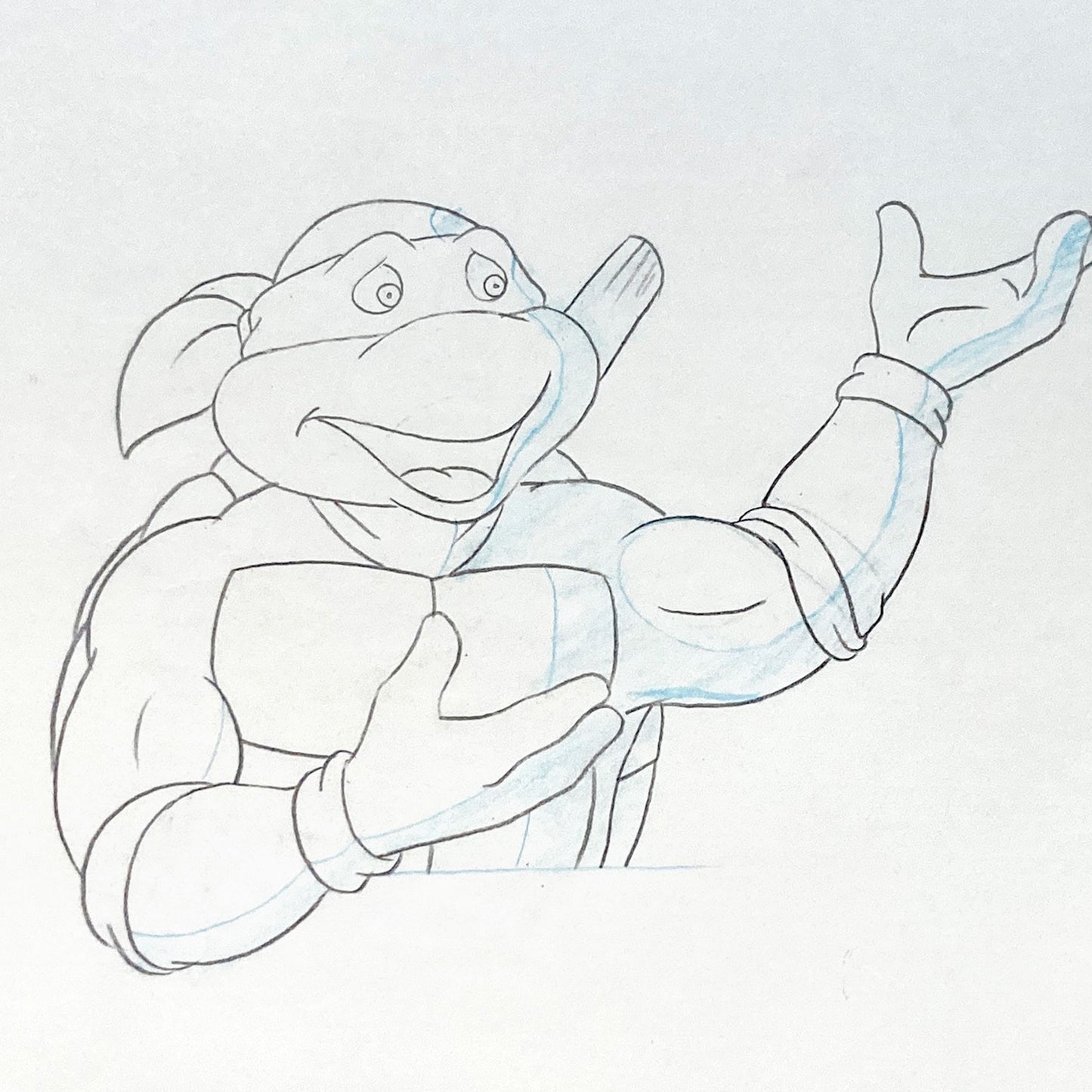 Teenage Mutant Ninja Turtles : Donatello Original Animation Drawing – Murakami-Wolf-Swenson (1987–1989). For sale on FLIP Gallery