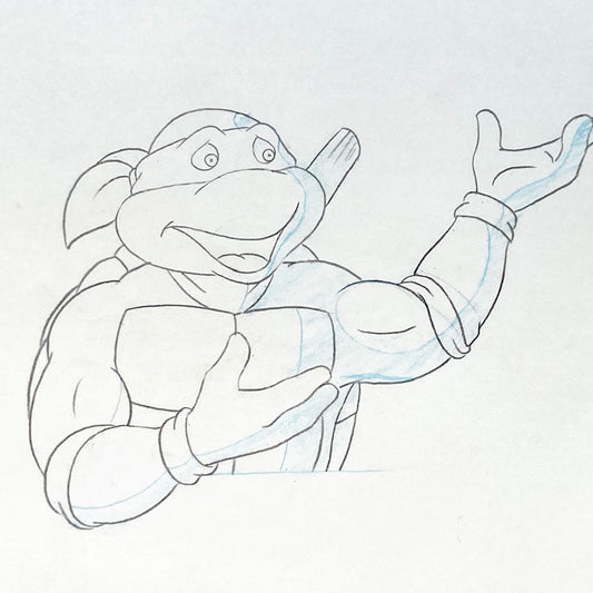 Teenage Mutant Ninja Turtles : Donatello Original Animation Drawing – Murakami-Wolf-Swenson (1987–1989). For sale on FLIP Gallery