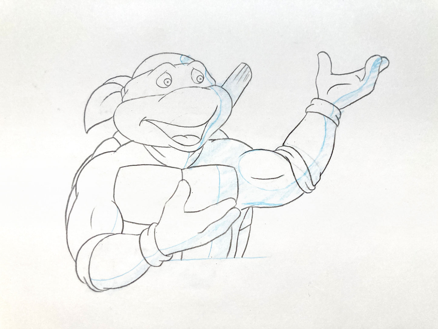 Teenage Mutant Ninja Turtles : Donatello Original Animation Drawing – Murakami-Wolf-Swenson (1987–1989). For sale on FLIP Gallery