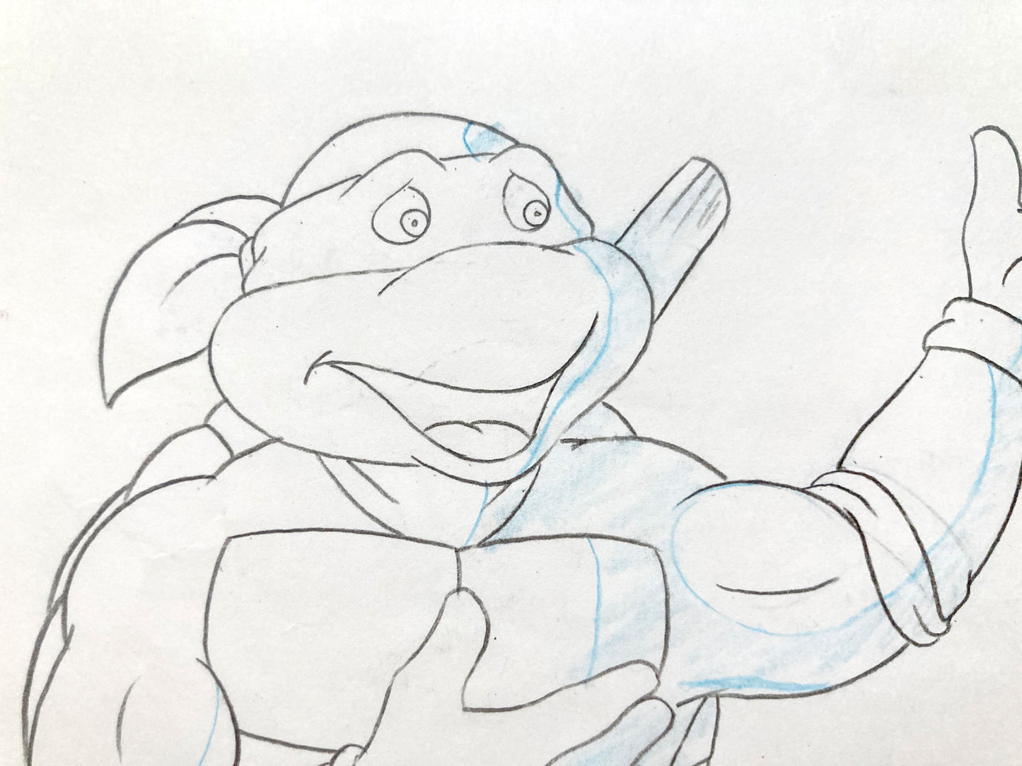 Teenage Mutant Ninja Turtles : Donatello Original Animation Drawing – Murakami-Wolf-Swenson (1987–1989). For sale on FLIP Gallery