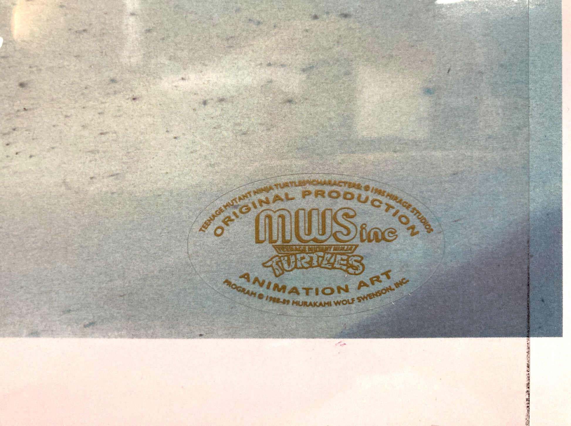 Teenage Mutant Ninja Turtles : Donatello Original Production Cel – Murakami-Wolf-Swenson (1987–1989). For sale on FLIP Gallery