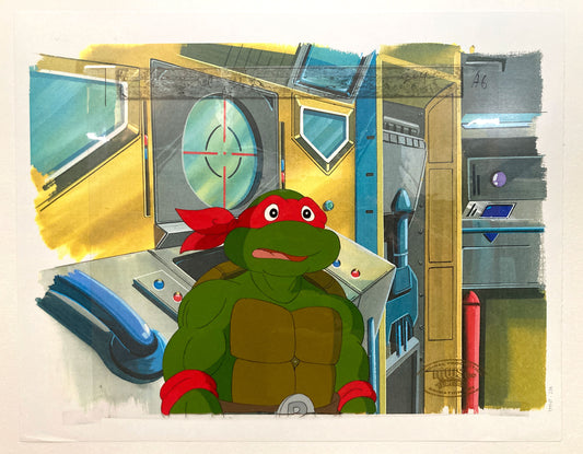 Teenage Mutant Ninja Turtles : Raphael Original Production Cels – Murakami-Wolf-Swenson (1987–1989). For sale on FLIP Gallery