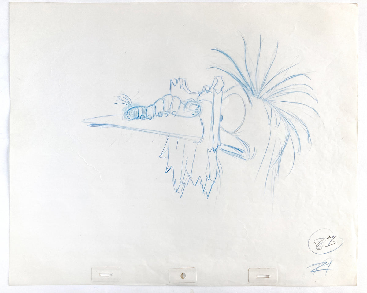 The Fox and the Hound - Boomer and Squaks Original Production Used Animation Drawing (Walt Disney, 1981). For sale on FLIP Gallery