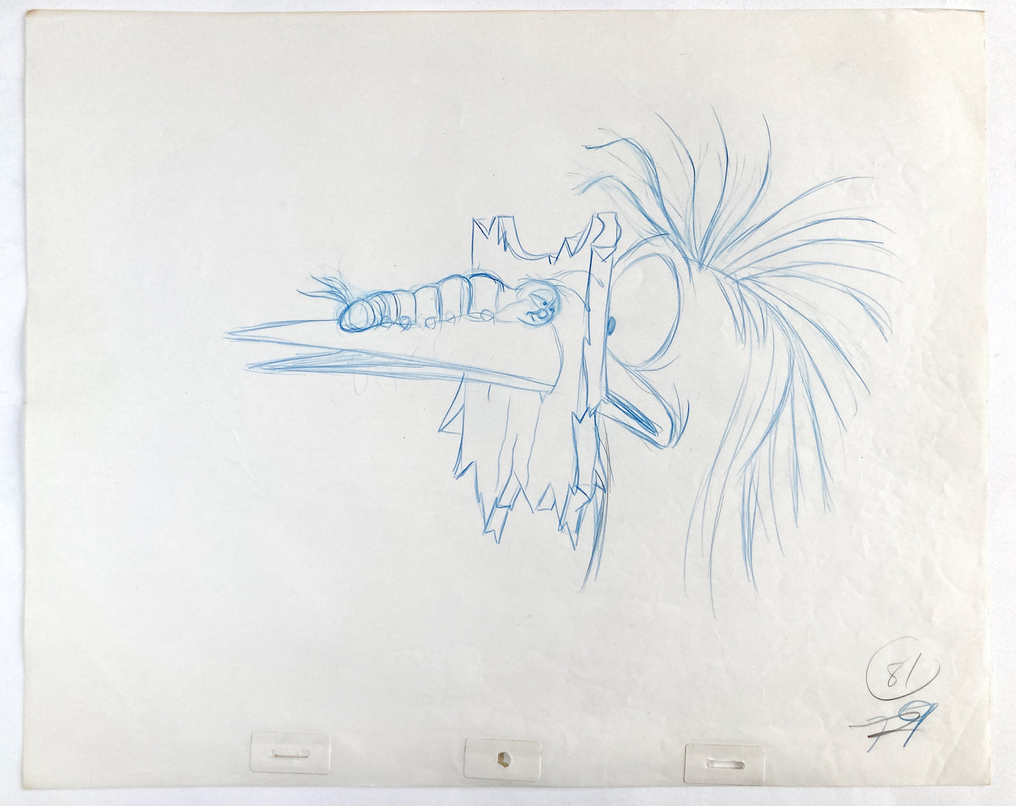 The Fox and the Hound : Boomer and Squaks Original Production Used Animation Drawing (Walt Disney, 1981). For sale on FLIP Gallery