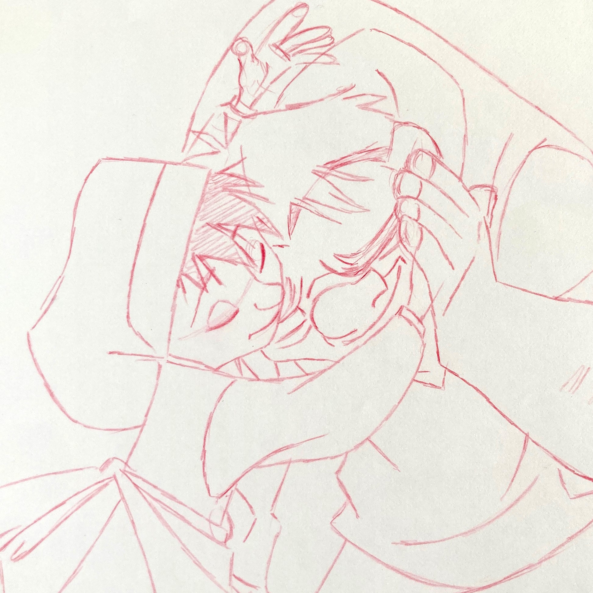 The Hunchback of Notre Dame: Original Production Used Animation Drawing of Quasimodo and a Little Girl (Walt Disney, 1996). For sale on FLIP Gallery