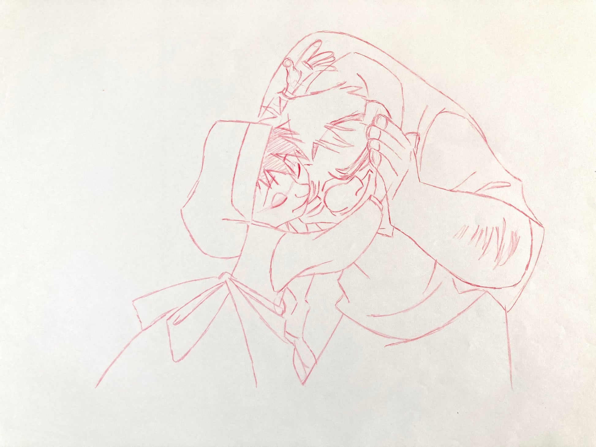 The Hunchback of Notre Dame: Original Production Used Animation Drawing of Quasimodo and a Little Girl (Walt Disney, 1996). For sale on FLIP Gallery