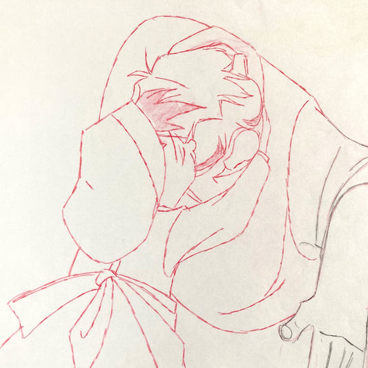 The Hunchback of Notre Dame: Original Production Used Animation Drawing of Quasimodo and a Little Girl (Walt Disney, 1996). For sale on FLIP Gallery