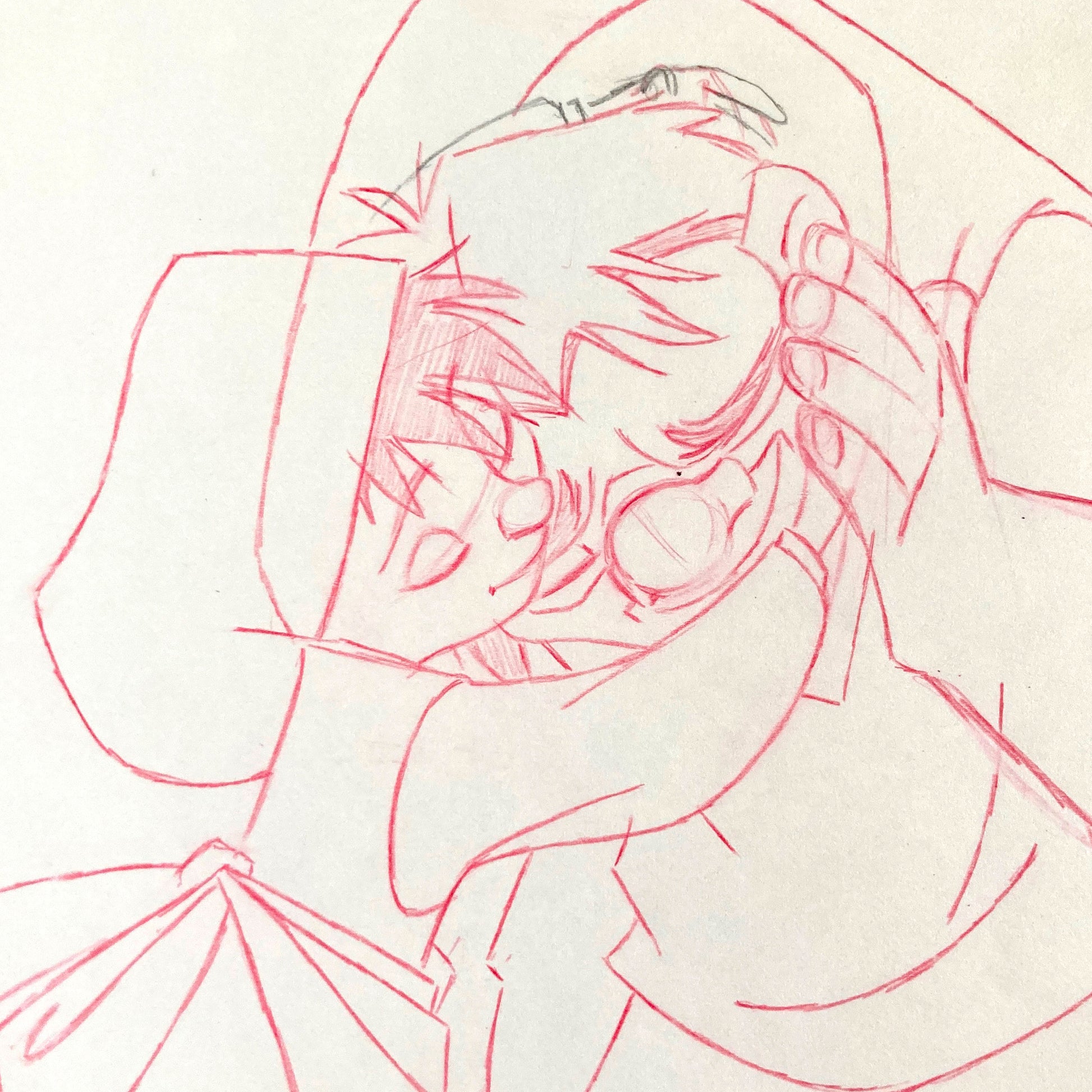 The Hunchback of Notre Dame : Original Production Used Animation Drawing of Quasimodo and a Little Girl (Walt Disney, 1996). For sale on FLIP Gallery