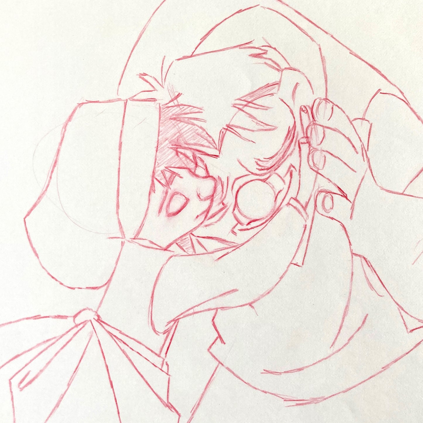 The Hunchback of Notre Dame: Original Production Used Animation Drawing of Quasimodo and a Little Girl (Walt Disney, 1996). For sale on FLIP Gallery