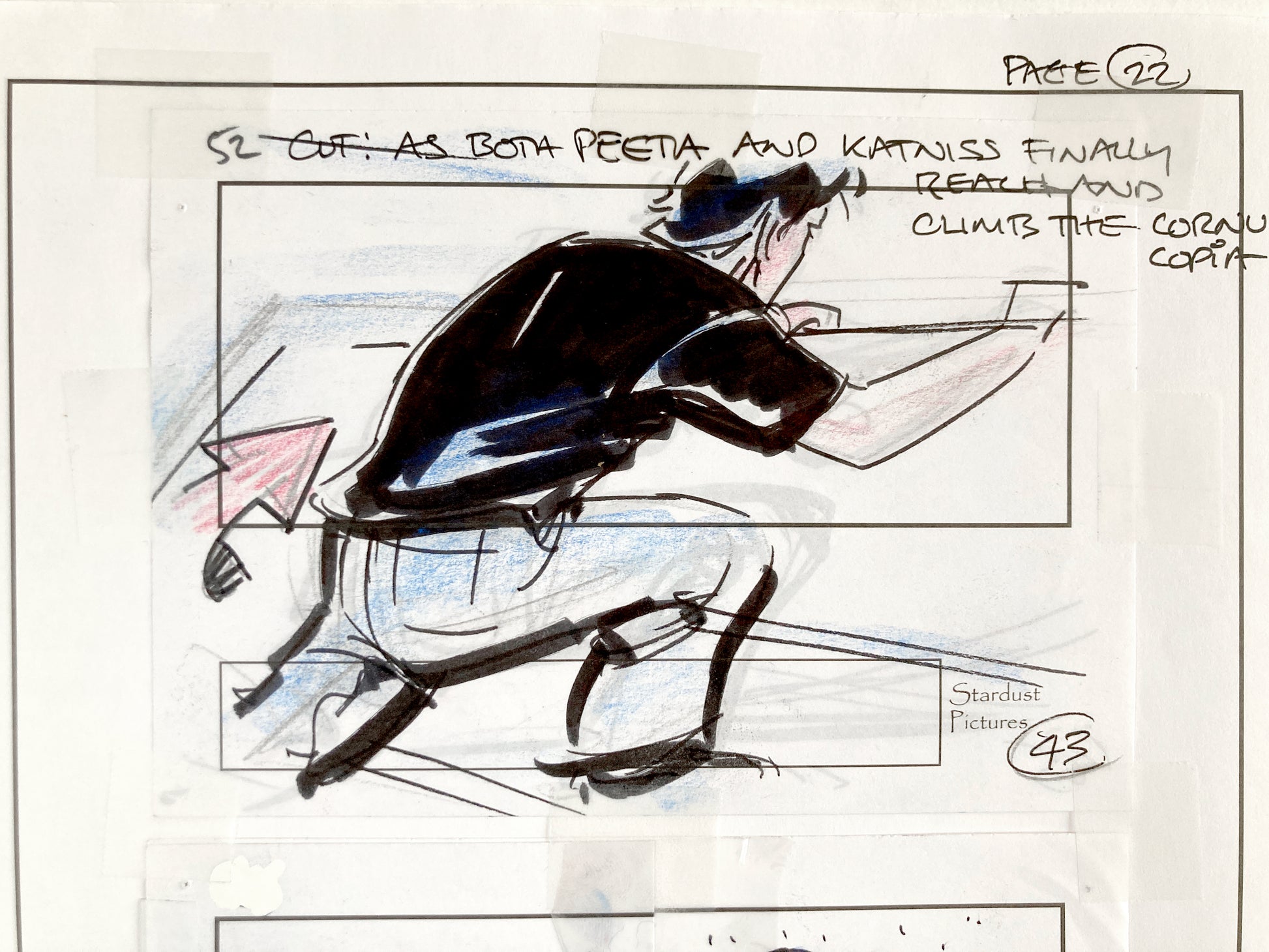 The Hunger Games : Original Storyboards Art Signed (Lions Gate, 2012). For sale on FLIP Gallery