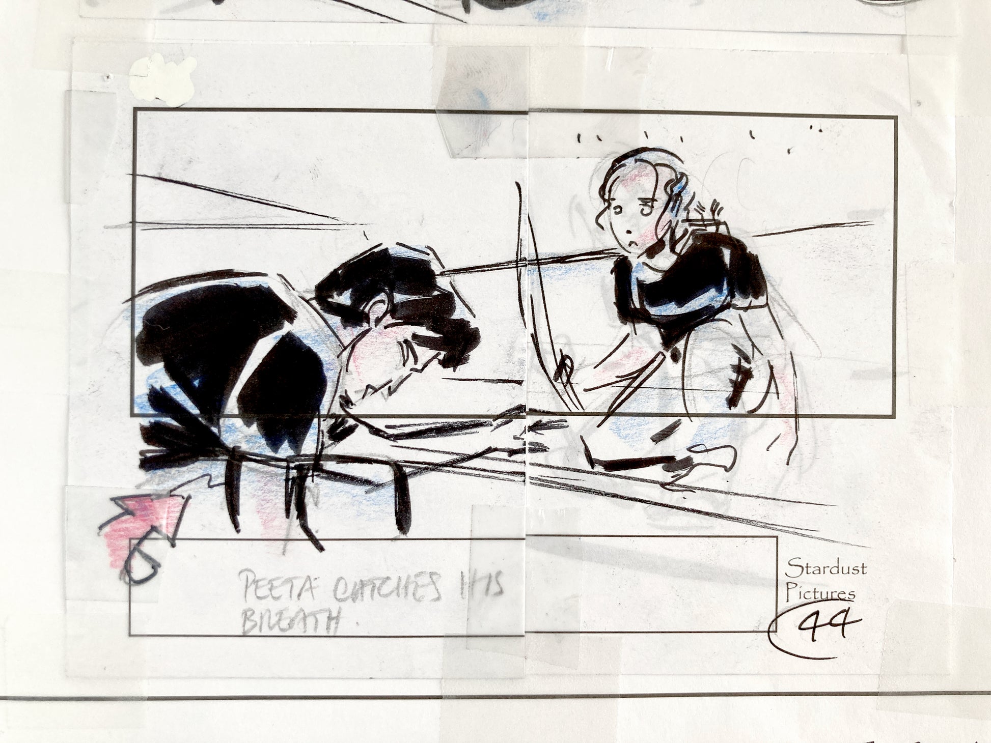 The Hunger Games : Original Storyboards Art Signed (Lions Gate, 2012). For sale on FLIP Gallery