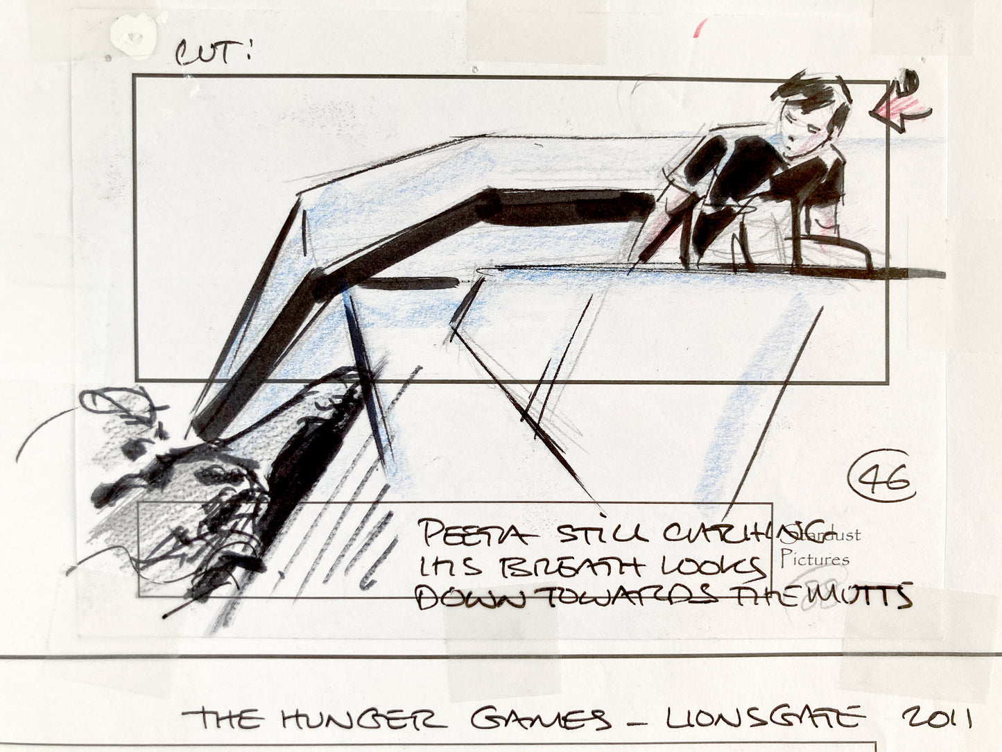 The Hunger Games : Original Storyboards Art Signed (Lions Gate, 2012). For sale on FLIP Gallery
