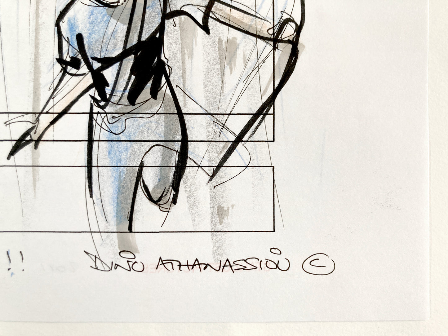 The Hunger Games : Original Production Used Storyboard Art Signed by Dino Athanassiou (Lions Gate, 2012). For sale on FLIP Gallery