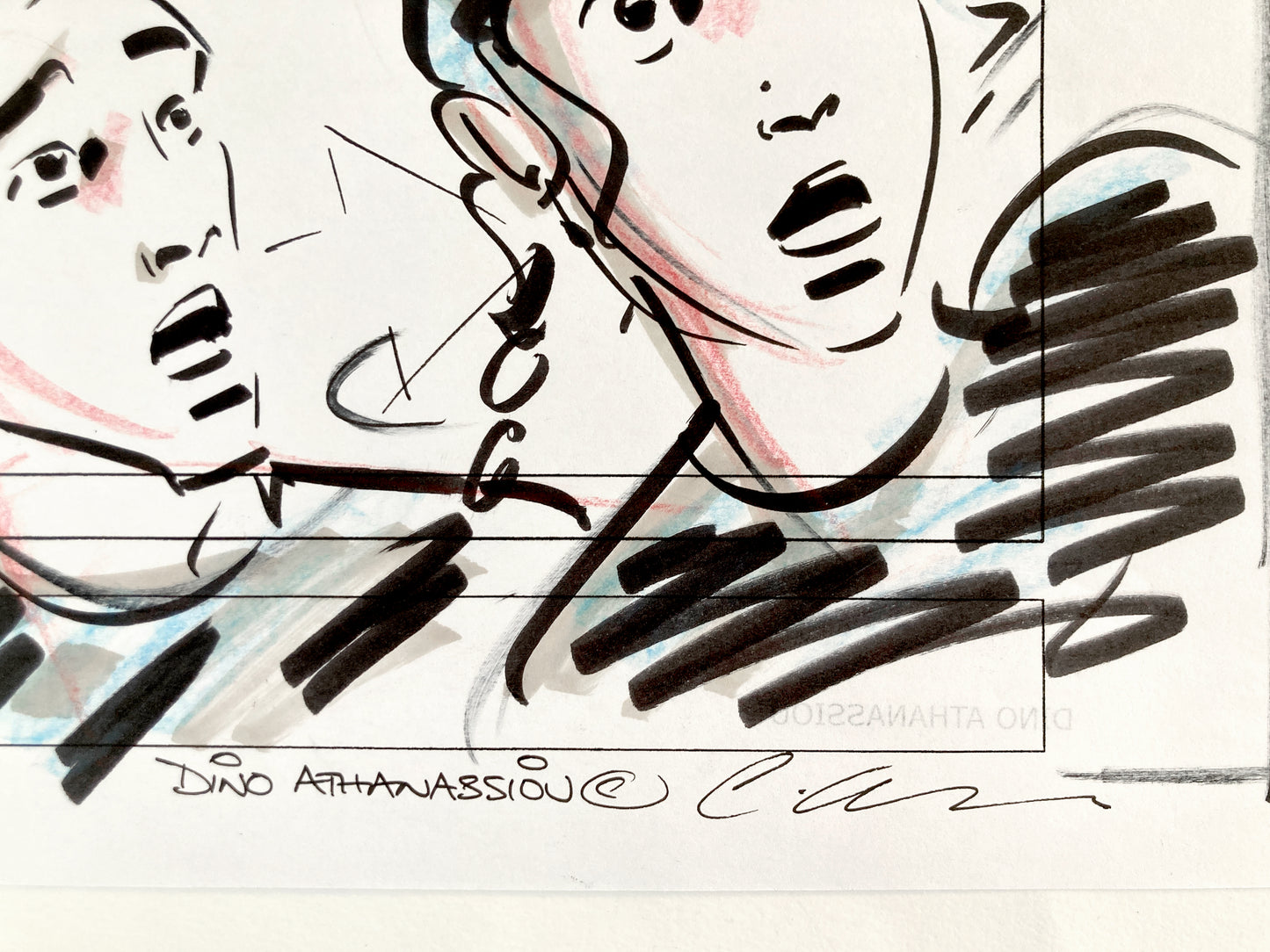 The Hunger Games Original Production Used Storyboard Art Signed by Dino Athanassiou (Lions Gate, 2012). For sale on FLIP Gallery