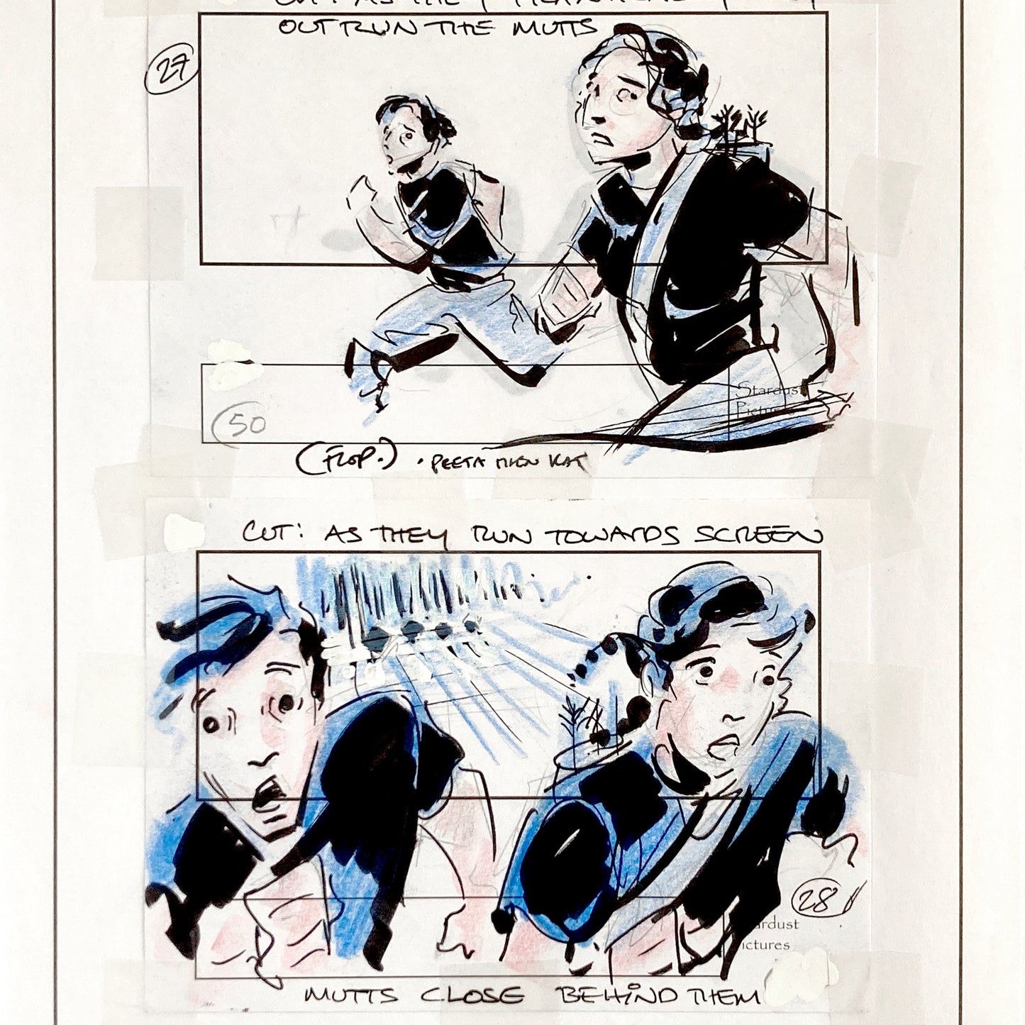 The Hunger Games : Original Storyboard Art Signed (Lions Gate, 2012). For sale on FLIP Gallery