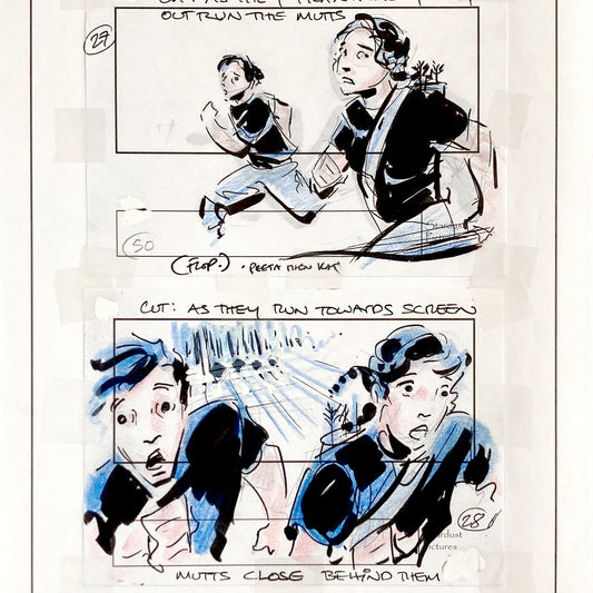 The Hunger Games : Original Storyboard Art Signed (Lions Gate, 2012). For sale on FLIP Gallery