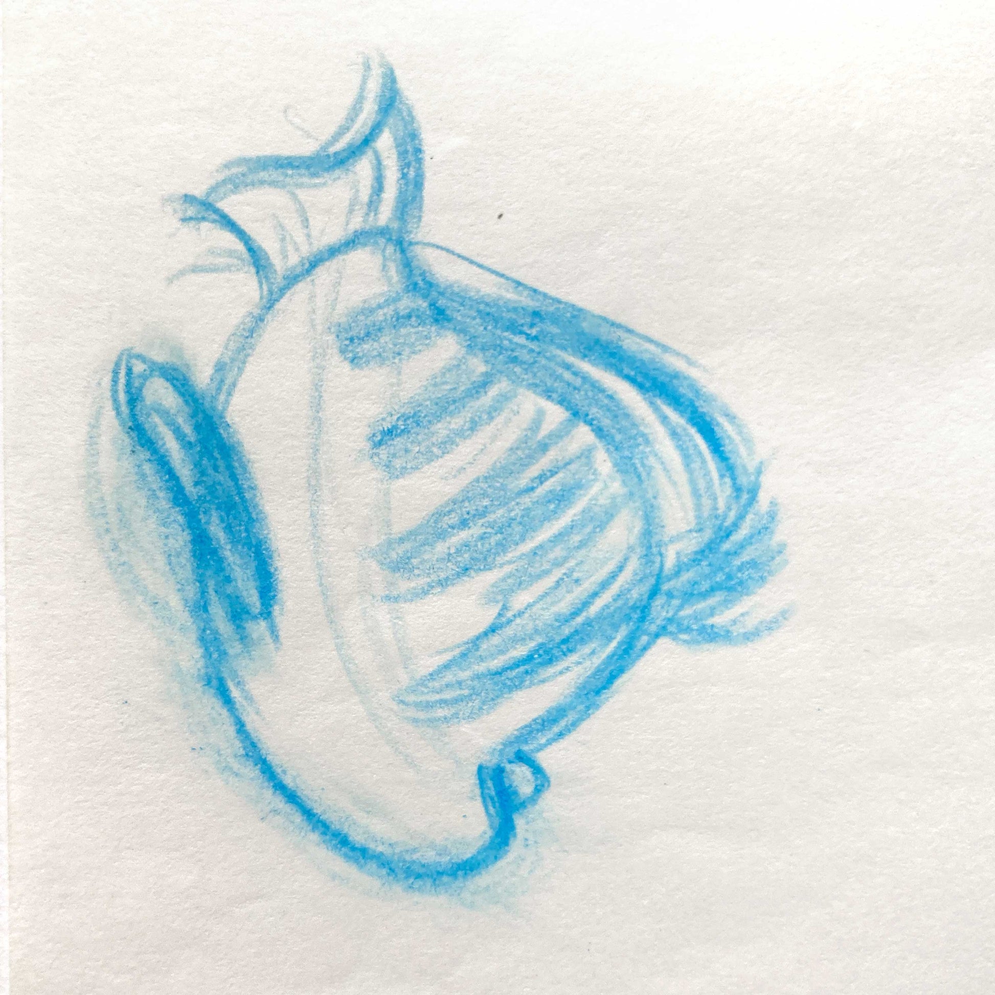 FLOUNDER : The Little Mermaid - Original Production Used Animation Drawing (Walt Disney, 1989). For sale on FLIP Gallery