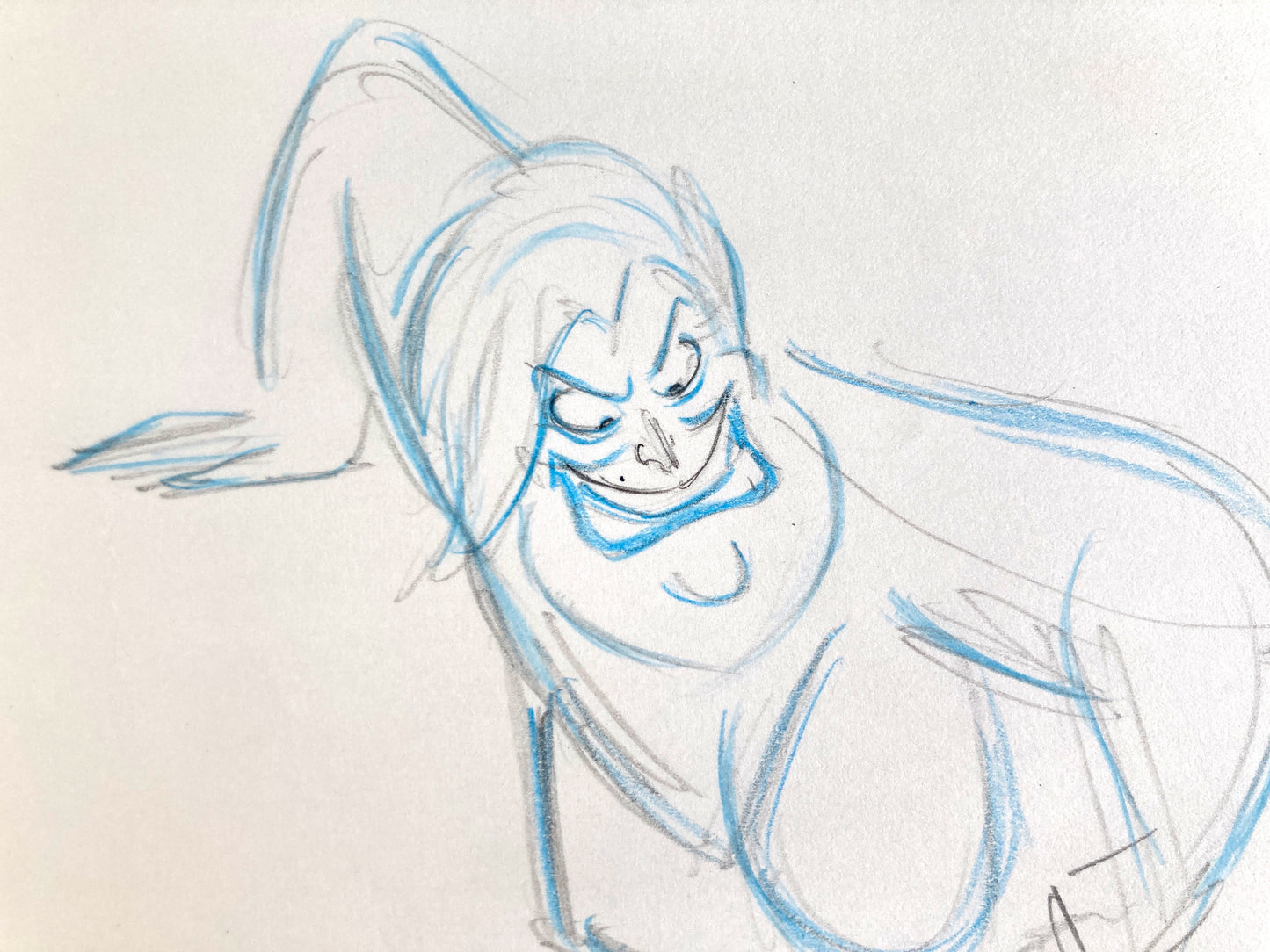 The Little Mermaid : Ursula Original Animation Drawing (Walt Disney, 1989). For sale on FLIP Gallery