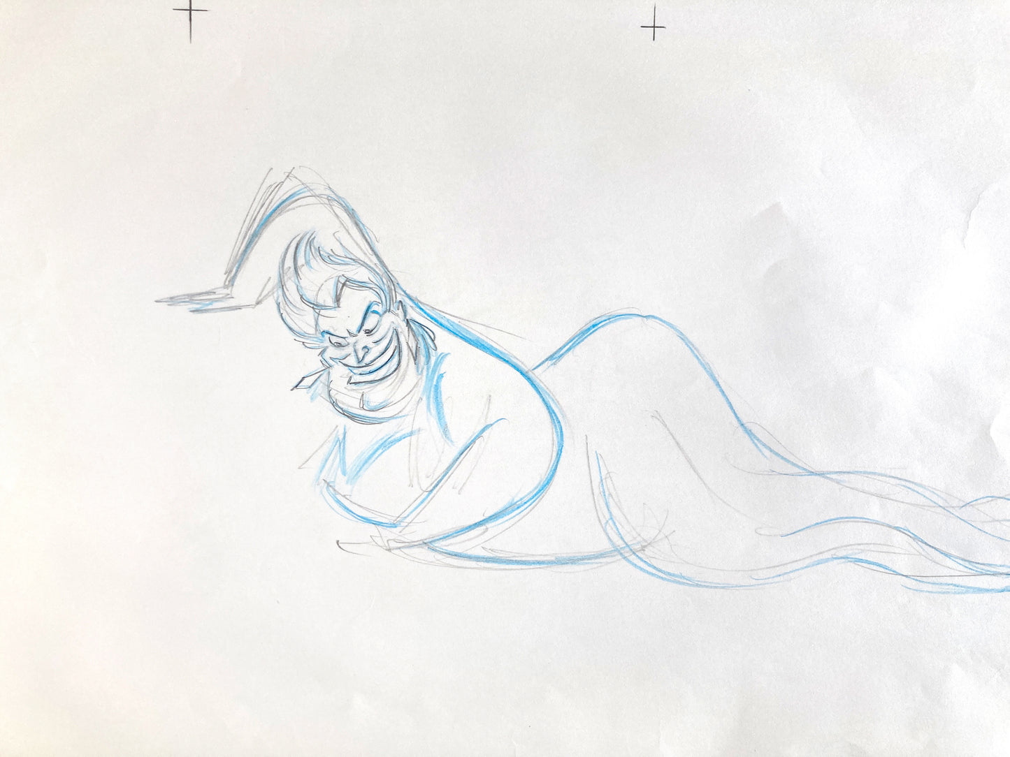 The Little Mermaid Ursula Original Production Used Animation Drawing (Walt Disney, 1989). For sale on FLIP Gallery