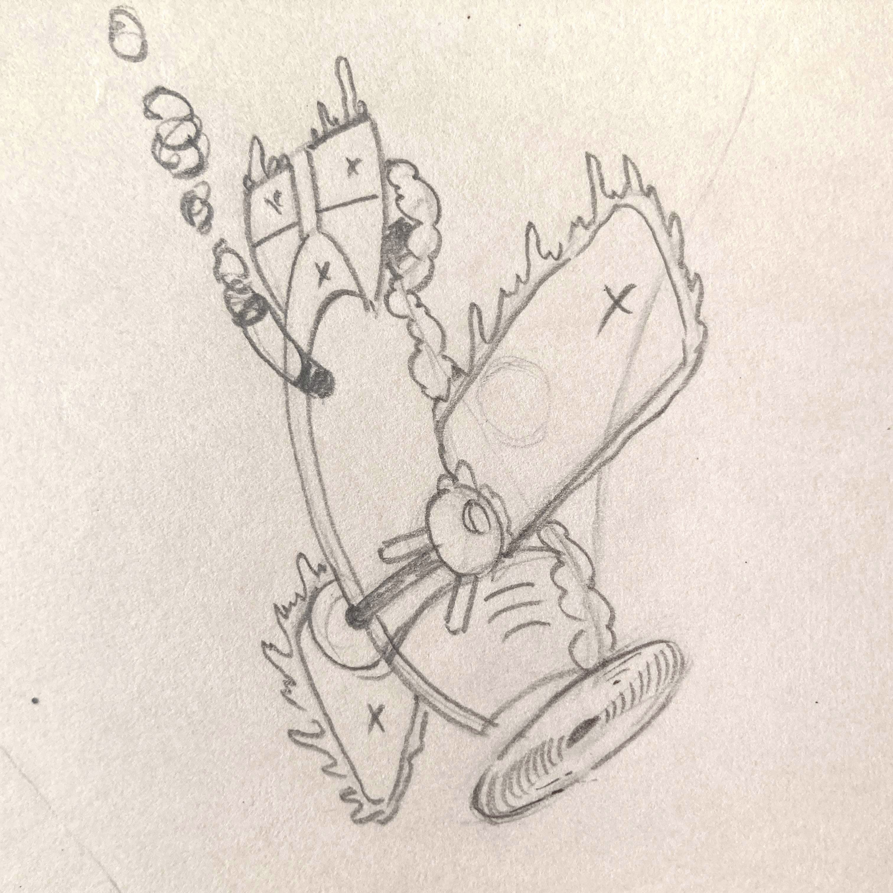 MICKEY MOUSE : Original Animation Drawing from The Mail Pilot