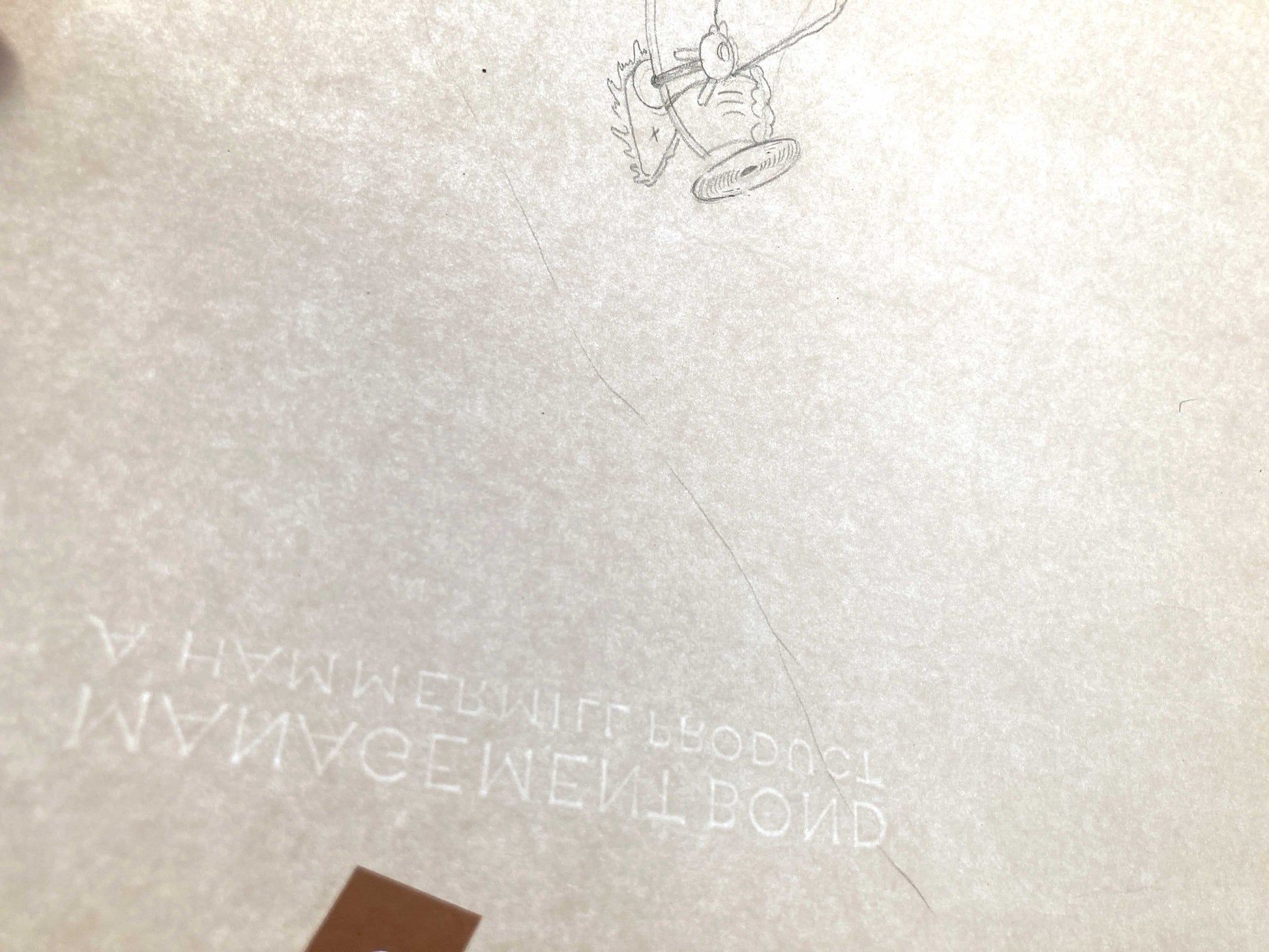 The Mail Pilot : Original Production Used Drawing Featuring Mickey in His Plane (Walt Disney, 1933). For sale on FLIP Gallery