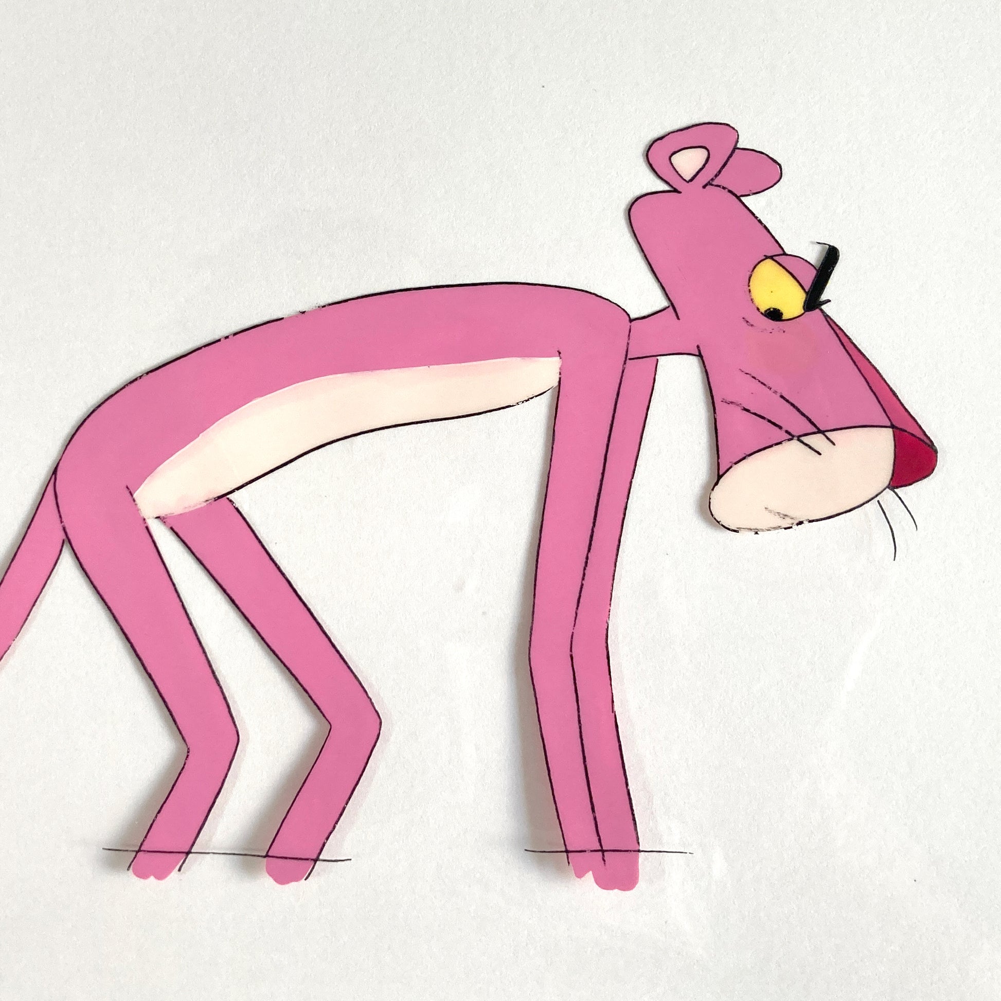 The Pink Panther Original Production Used Animation Cel (From the Tv show 80's). For sale on FLIP Gallery