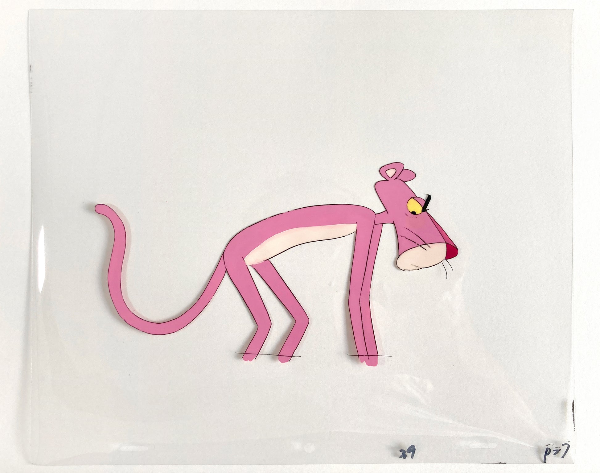 The Pink Panther Original Production Used Animation Cel (From the Tv show 80's). For sale on FLIP Gallery