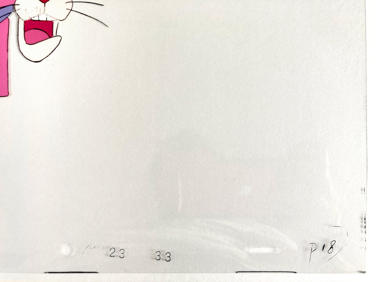 The Pink Panther - Original Production Used Animation Celluloid (From the Tv show 90s). For sale on FLIP Gallery