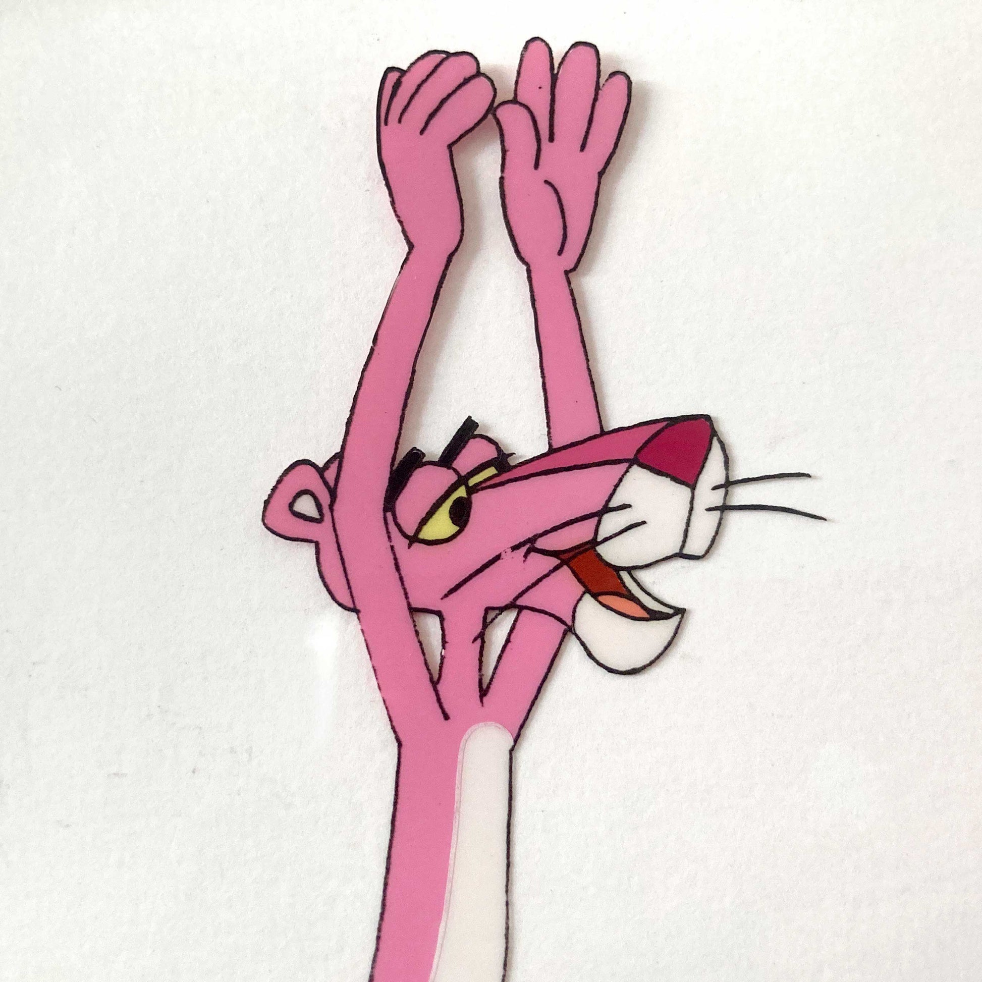The Pink Panther - Original Production Used Animation Cel (From the Tv show 70's). For sale on FLIP Gallery